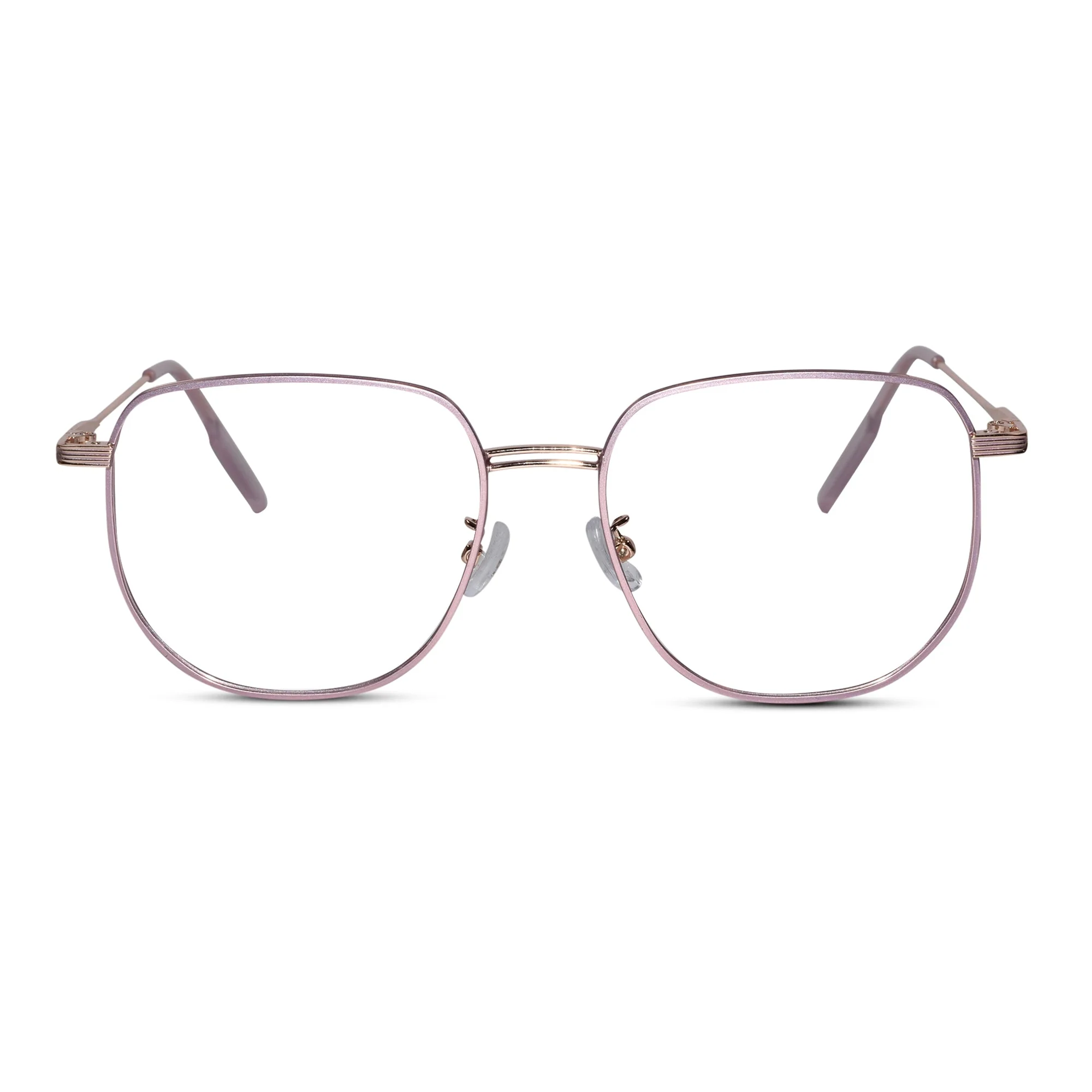 Pink Oversize Eyeglasses For women - Image 2