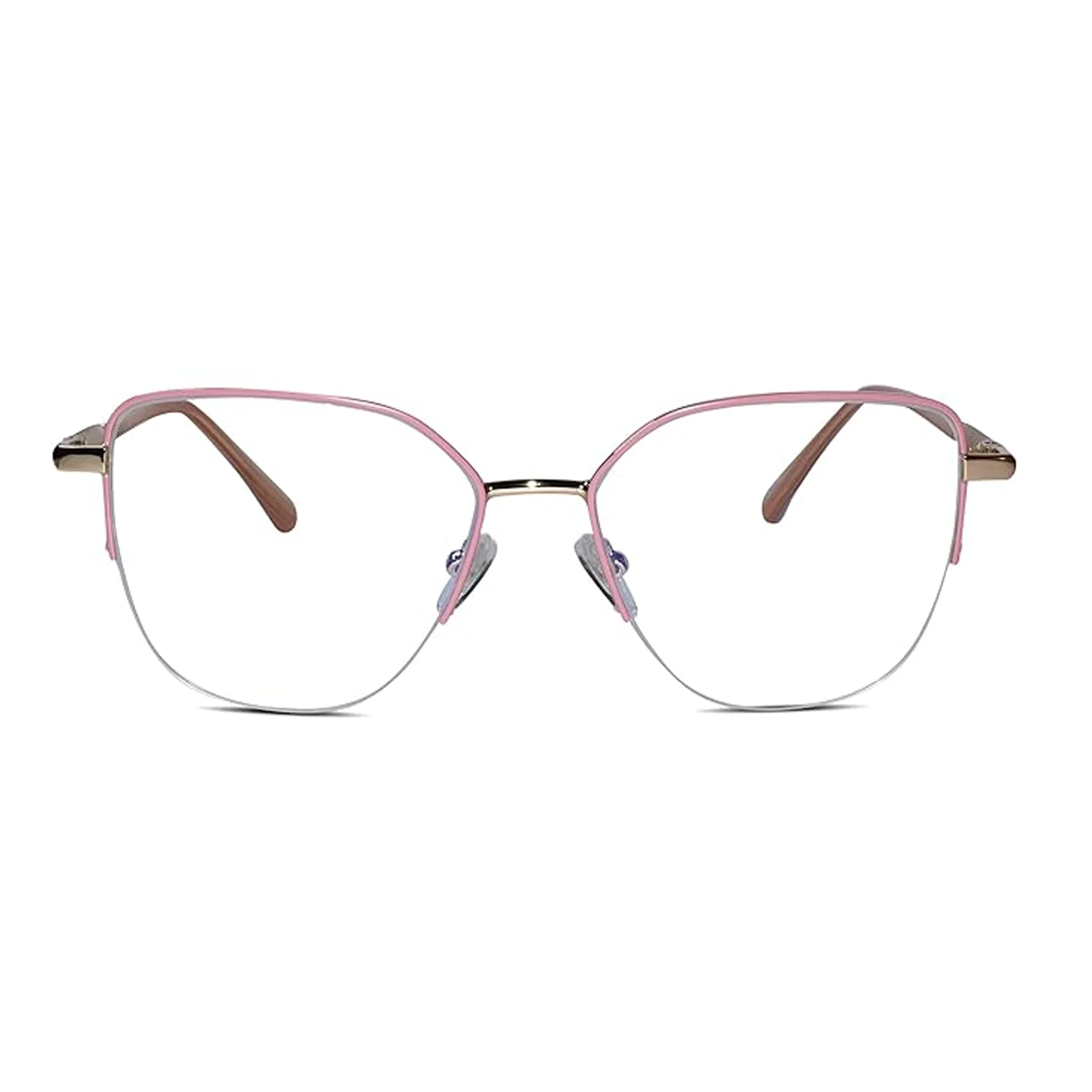 Pink Semi Frame Cat eye Computer Glasses - Image 2