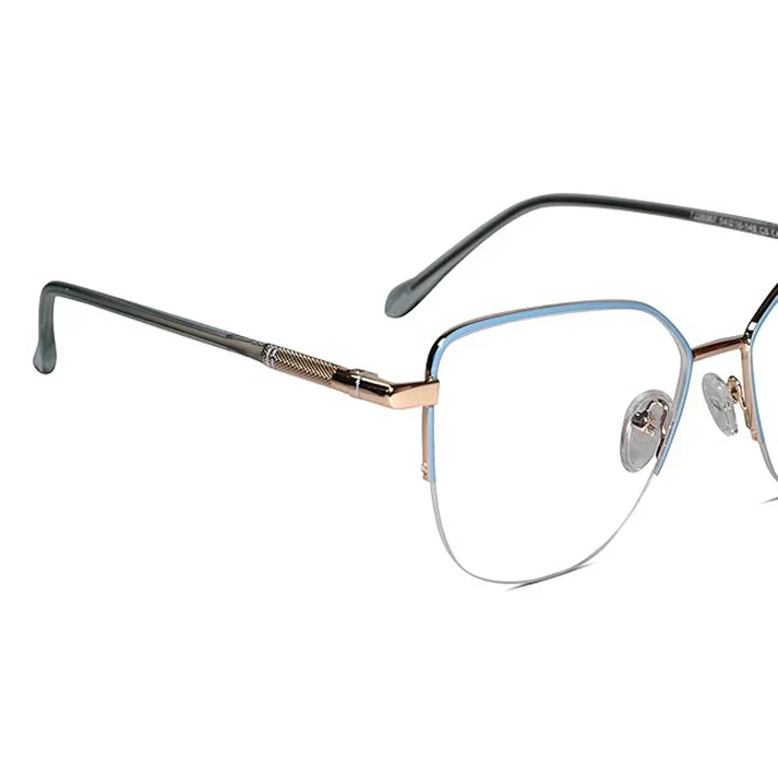 Pink Semi Frame Cat eye Computer Glasses - Image 6