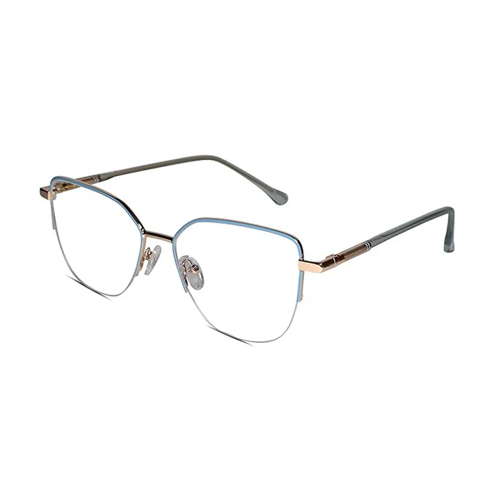 Pink Semi Frame Cat eye Computer Glasses - Image 7