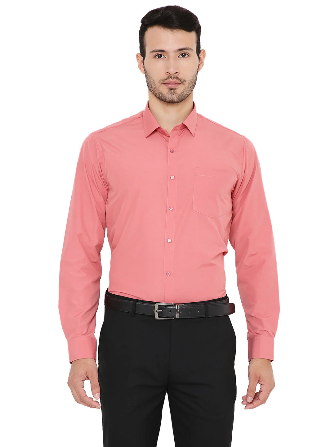 Pink Solid | Slim Fit | Formal Shirt