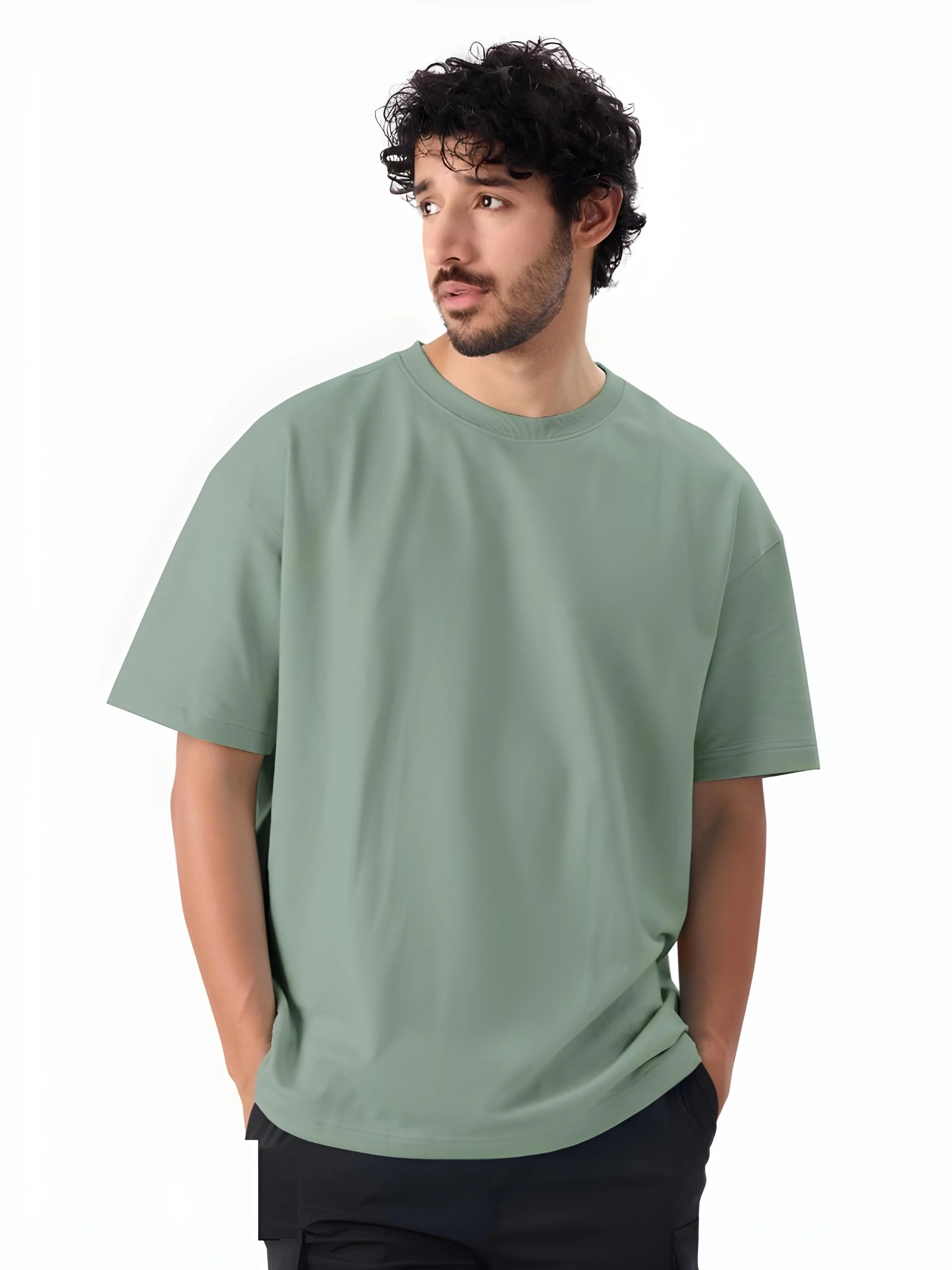 Pista Green Oversized T-shirt - Image 4