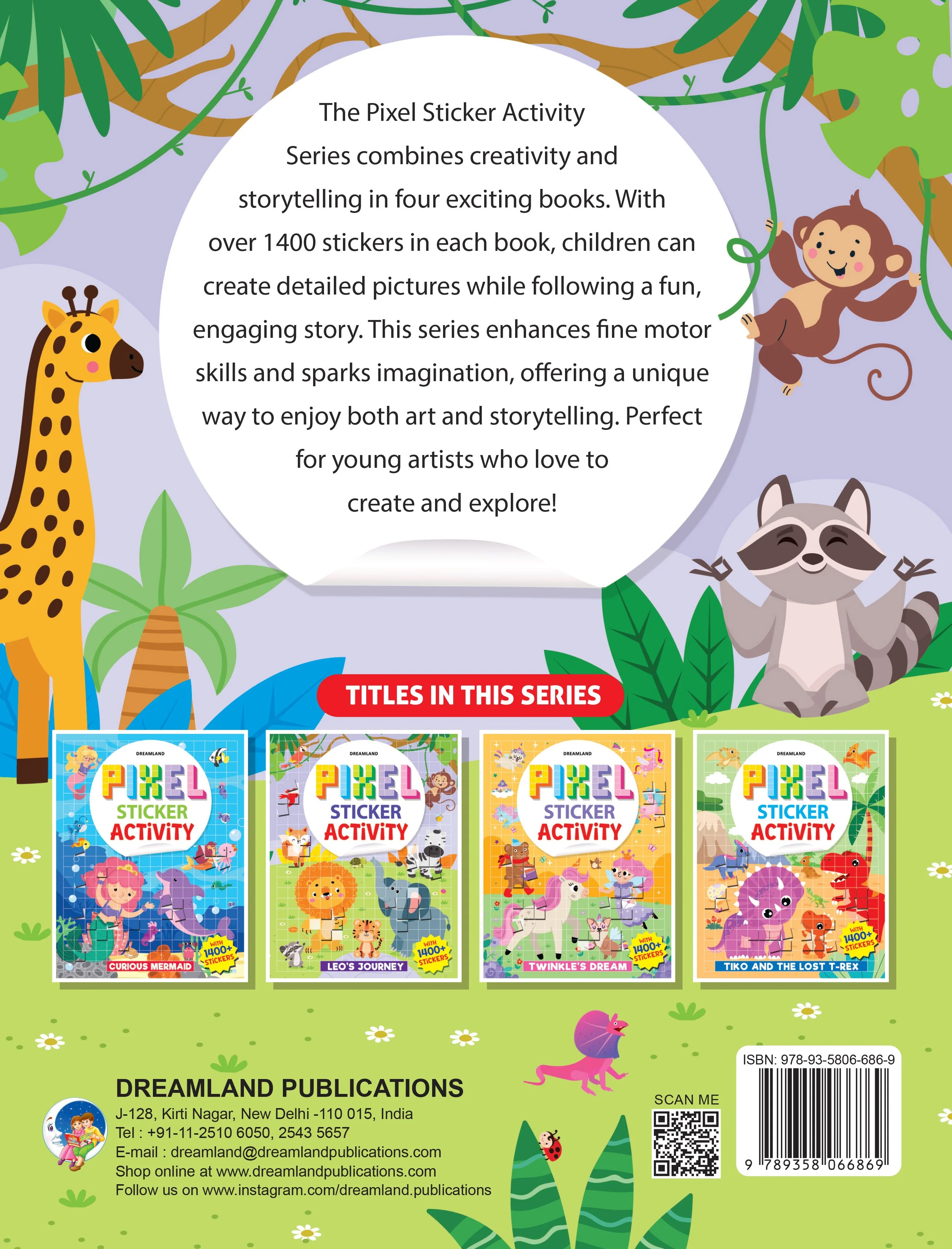 Pixel Sticker Activity Book: Leo's Journey – Over 1,400 Stickers for Kids Age 4+ | Adventure-Themed Pixel Art, Sticker Puzzles - Image 2