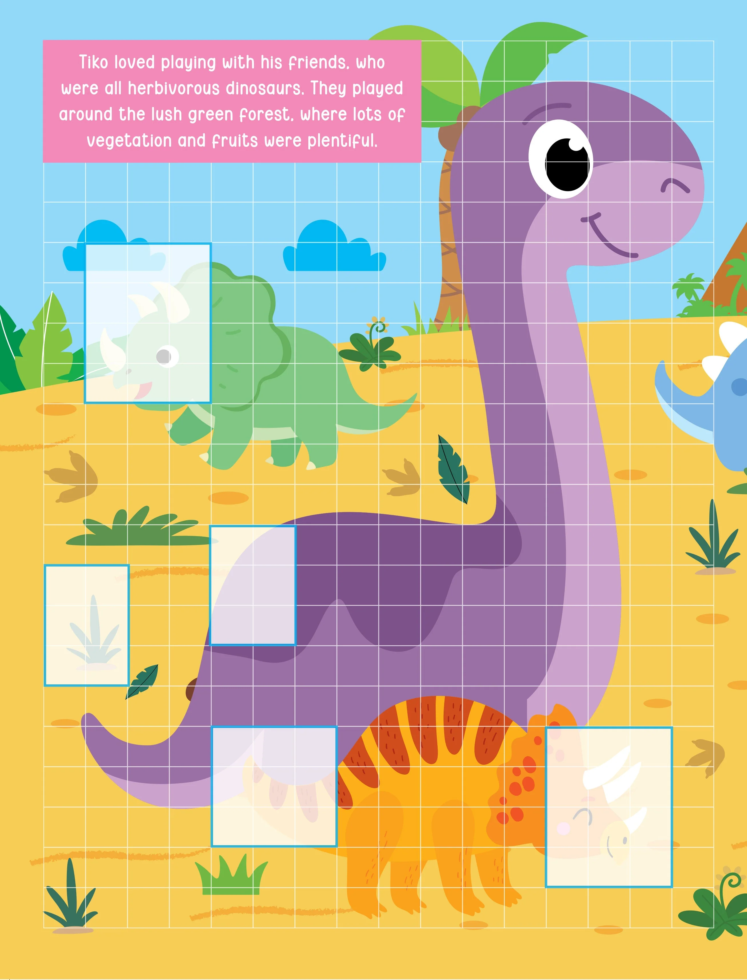 Pixel Sticker Activity Book: Tiko and The Lost T-Rex – Over 1,400 Stickers for Kids Age 4+ | Dinosaur Adventure with Pixel Art - Image 4