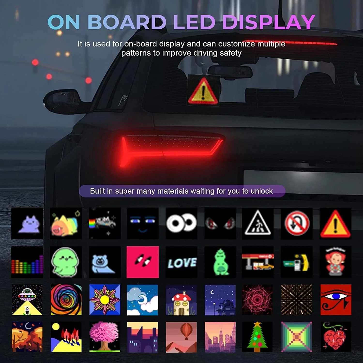 Pixo – Programmable LED Pixel Display Screen with Bluetooth App Control, Custom Text & Animations for Car Windshield & Home Decor 13x13cm - Image 13