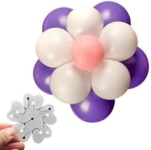 Plastic Flower Shape Balloon Clips (Pack of 10) - Image 6