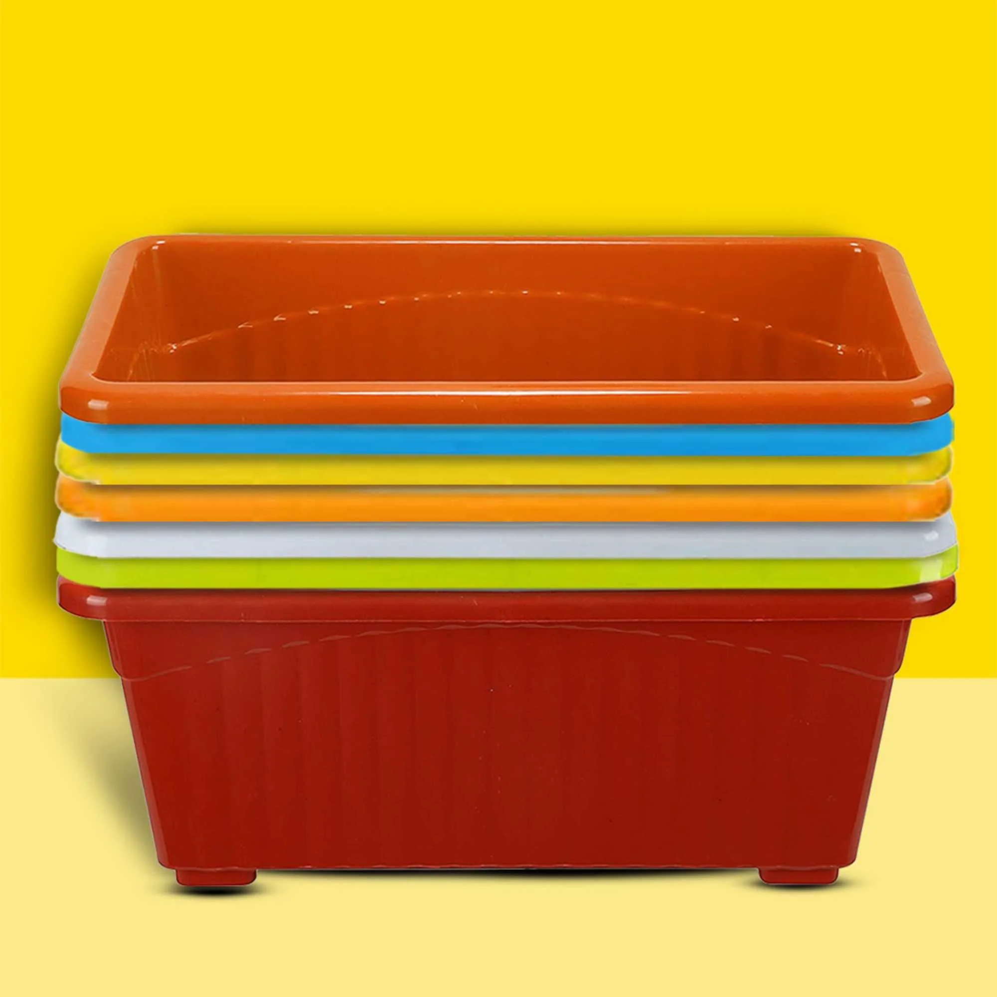 Plastic Window Planters | Set Of 7 - Image 2