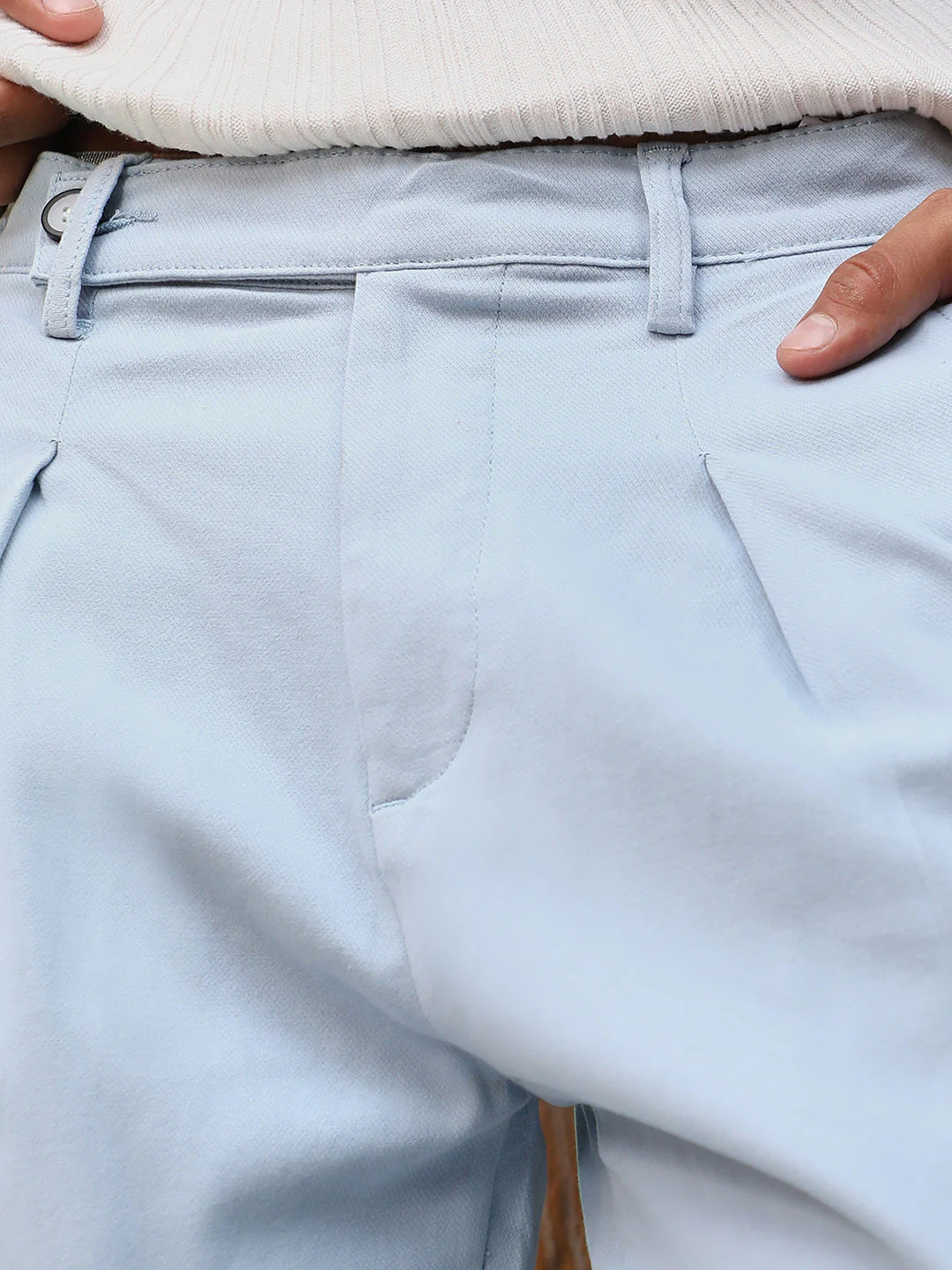 Pleated-Twill Tailored Trousers - Image 7