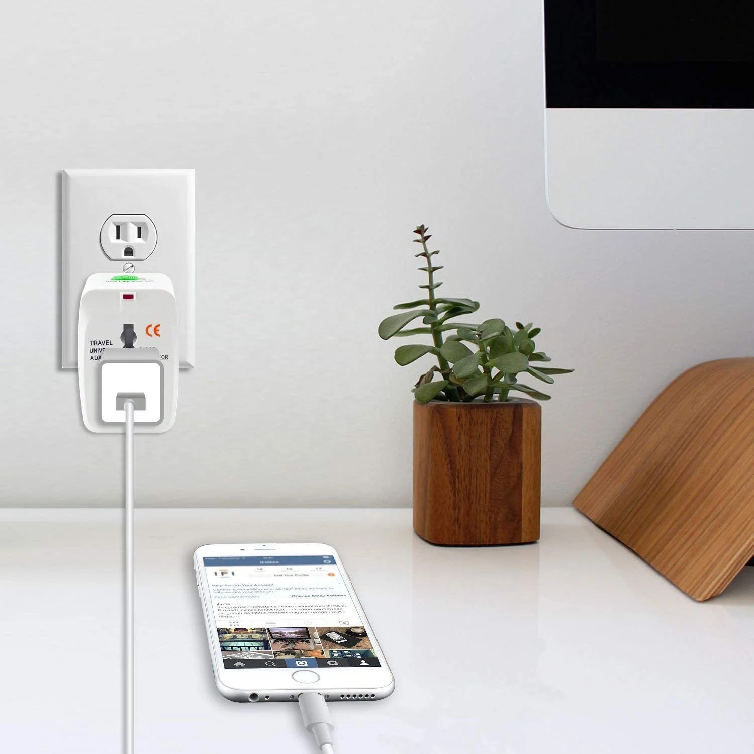 PluGo: Universal Travel Adapter with USB, All-in-One International Plug Adapter for Charging & Appliances Compact Worldwide Adapter for Travel - Image 11