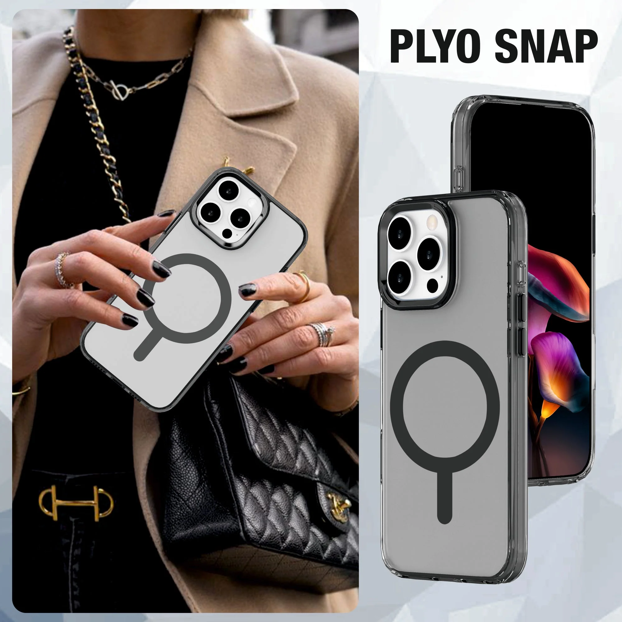 Plyo SNAP Premium Mag-Safe Compatible Case for iPhone 16 Series - Image 3