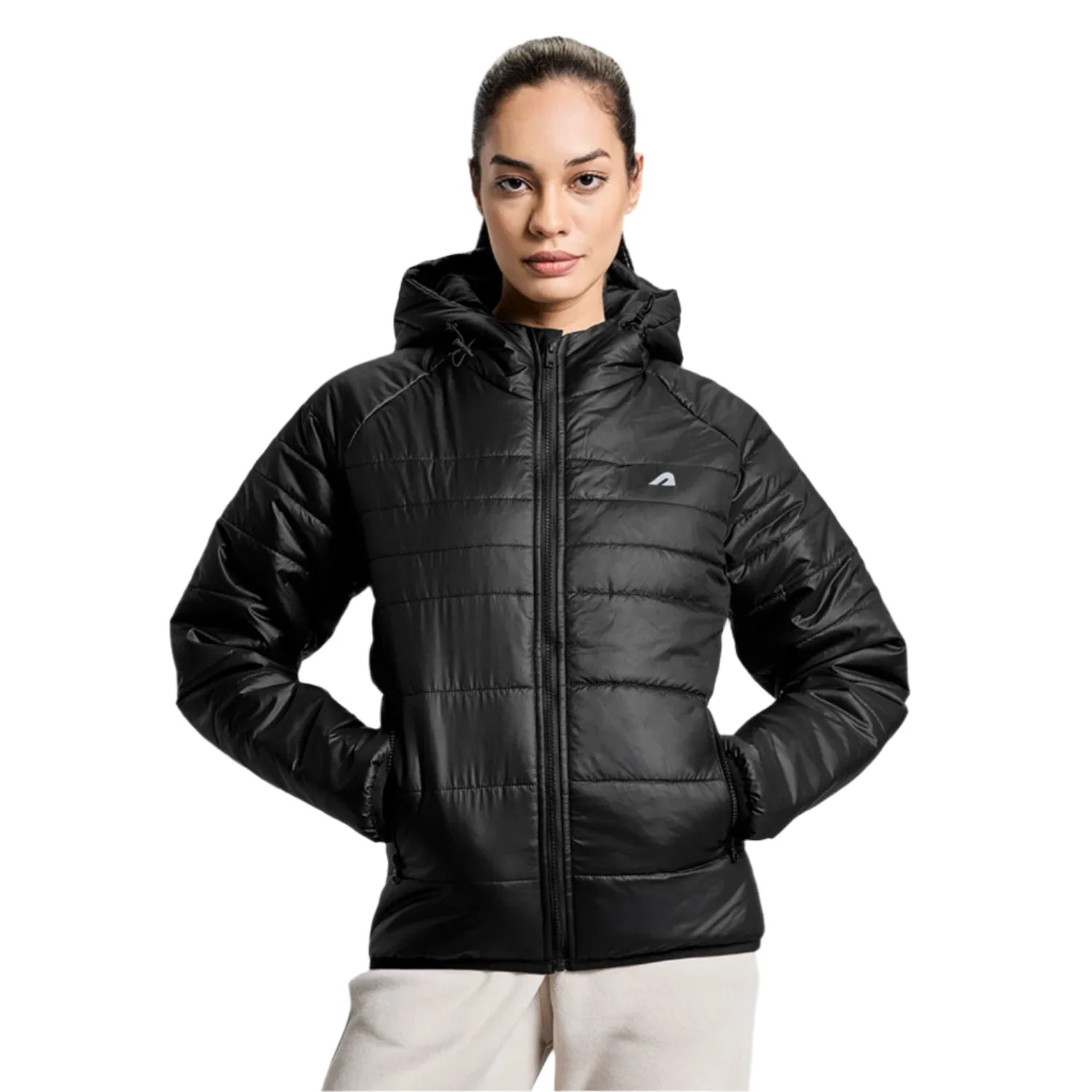 Polar Womens Puffer Jacket - Black