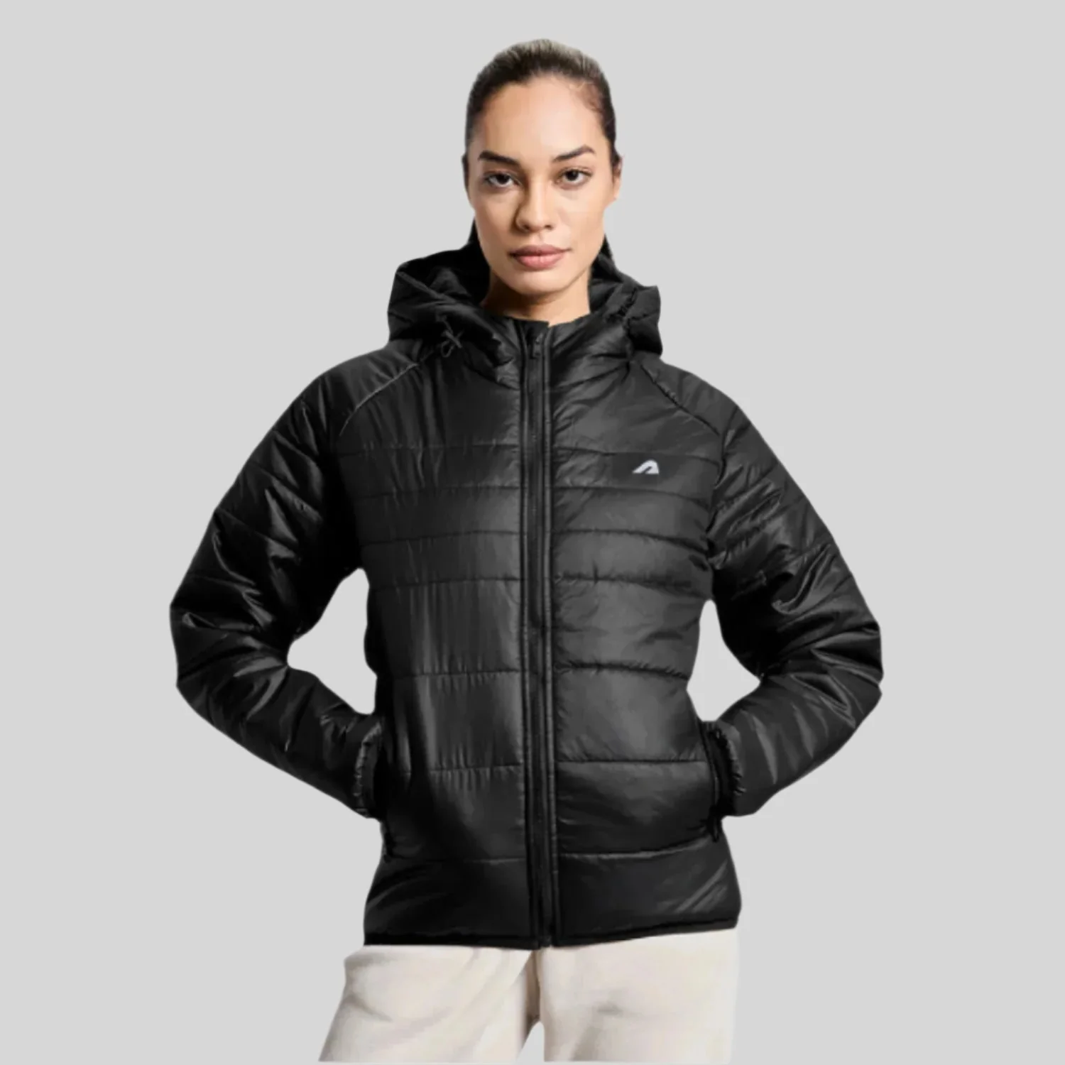 Polar Womens Puffer Jacket - Black - Image 32