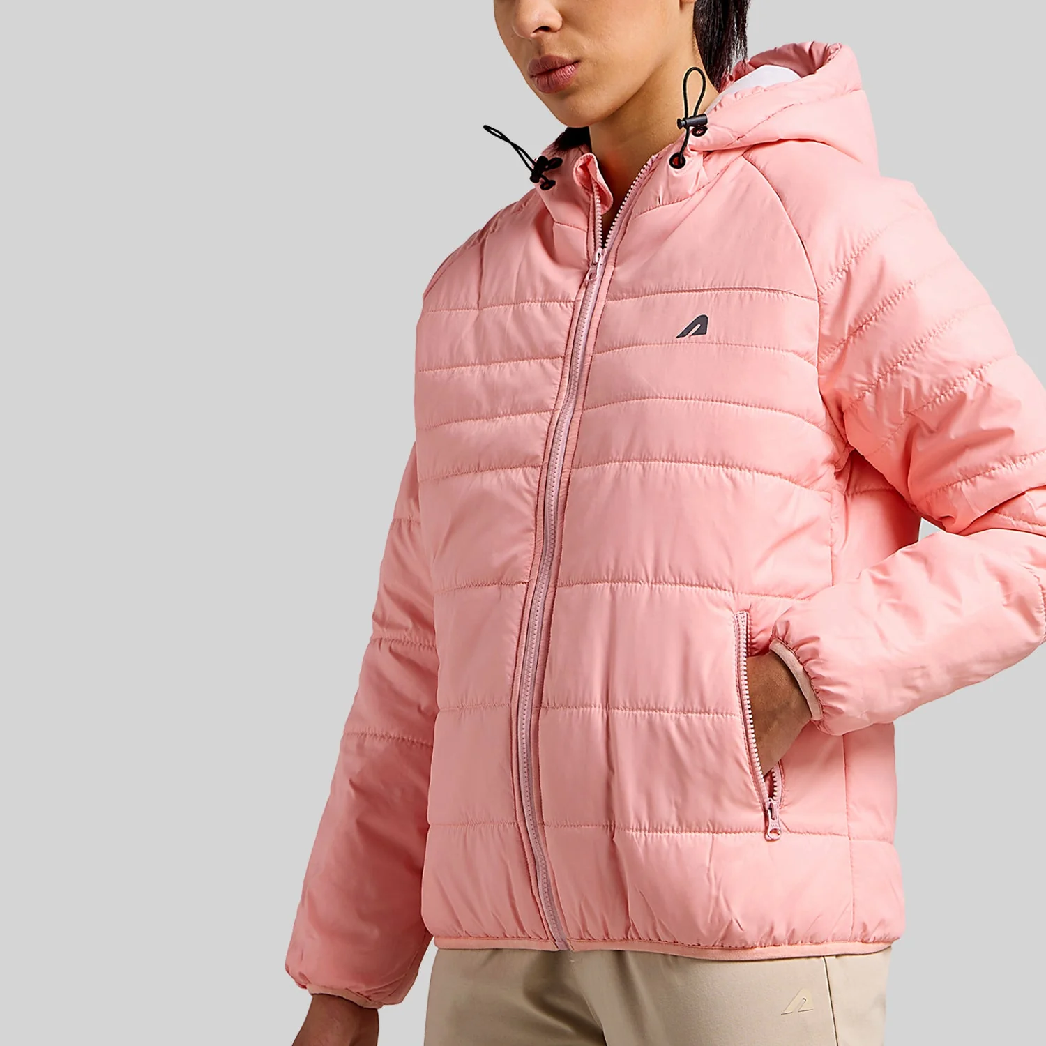 Polar Womens Puffer Jacket - Blossom Pink - Image 5