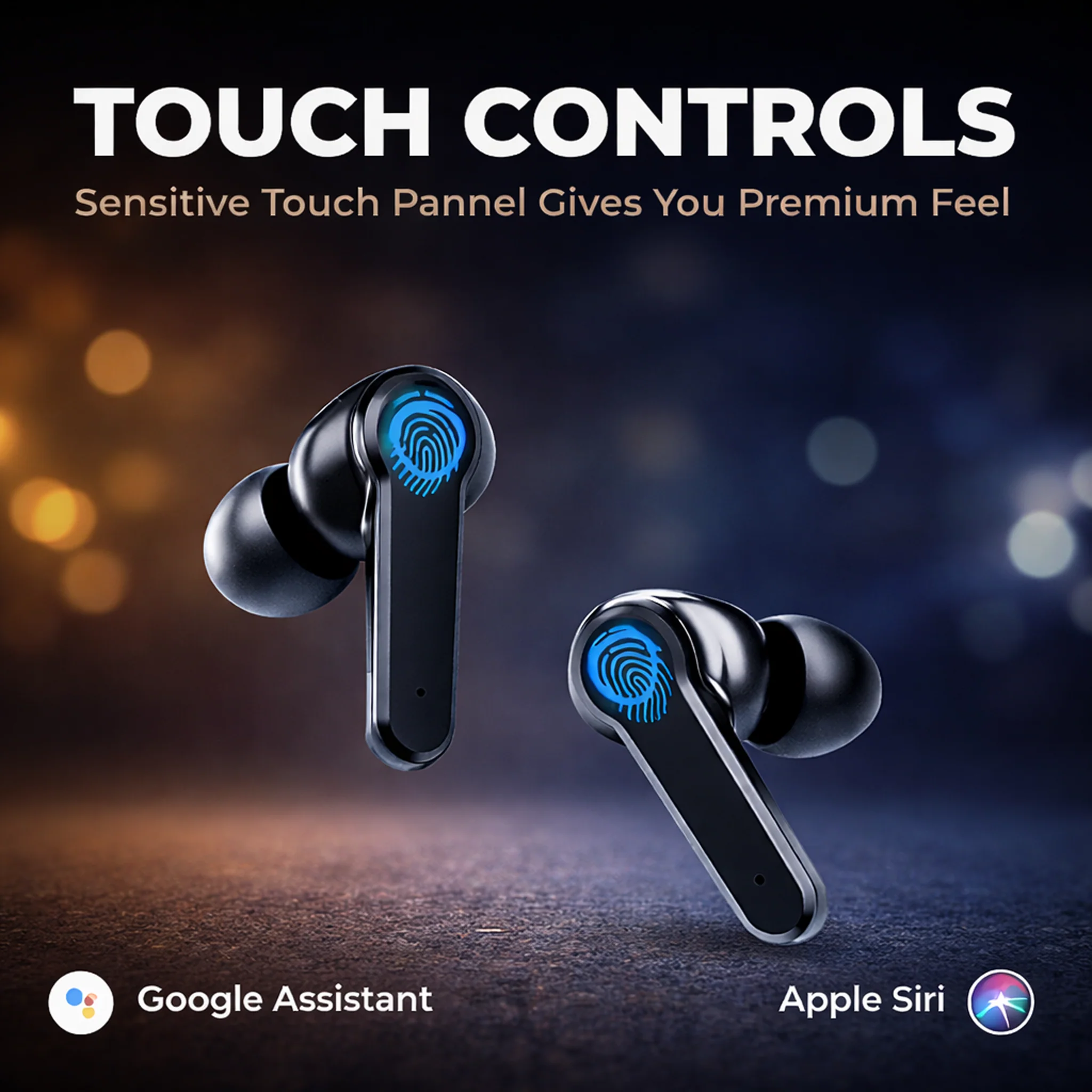 PopX | TWS Wireless Earbuds | Deep Bass | BT 5.3 | Touch Controls | LED Display Case | Type-C Fast Charging | Up to 40H Playtime (Copy) - Image 2
