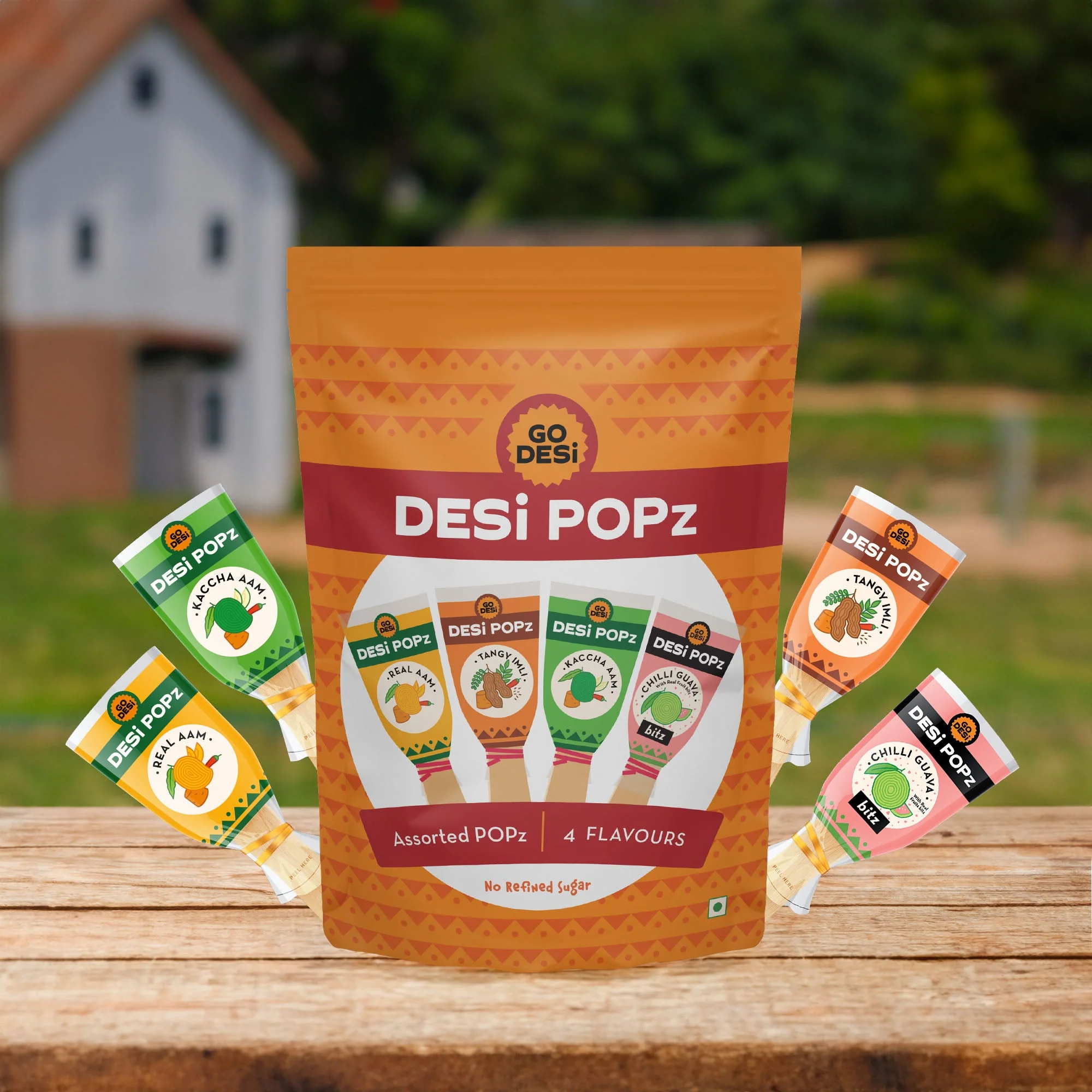 POPz Combo Pack | Tangy Imli | Real Aam | Kaacha Aam | Chilli Guava | 20 Pc/ Pack - Image 3