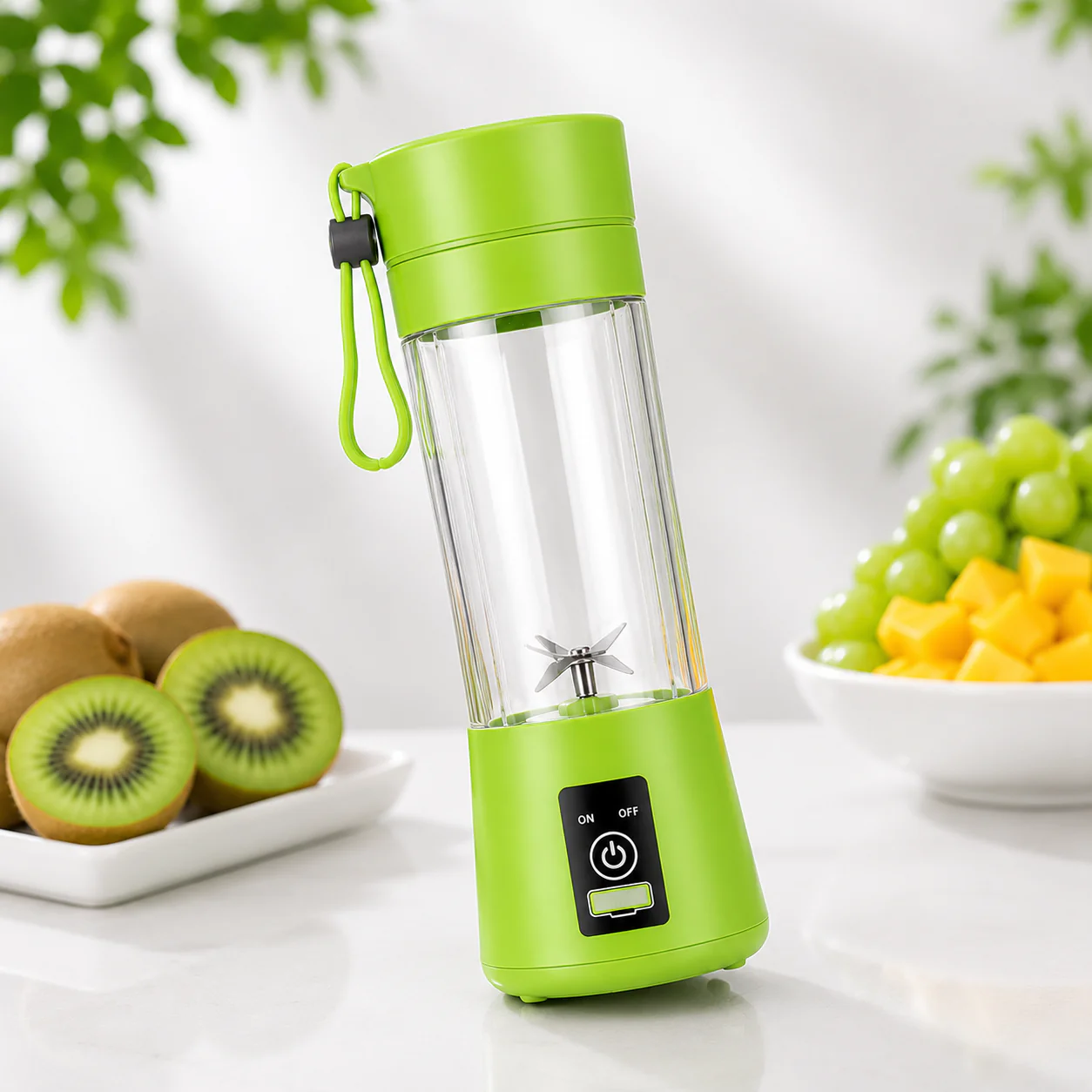 Multi Blade Mini Juicer & Smoothie Maker – 380ML USB Rechargeable | Shakes, Juice & Protein | Lightweight for Travel | Assorted Colours - Image 7