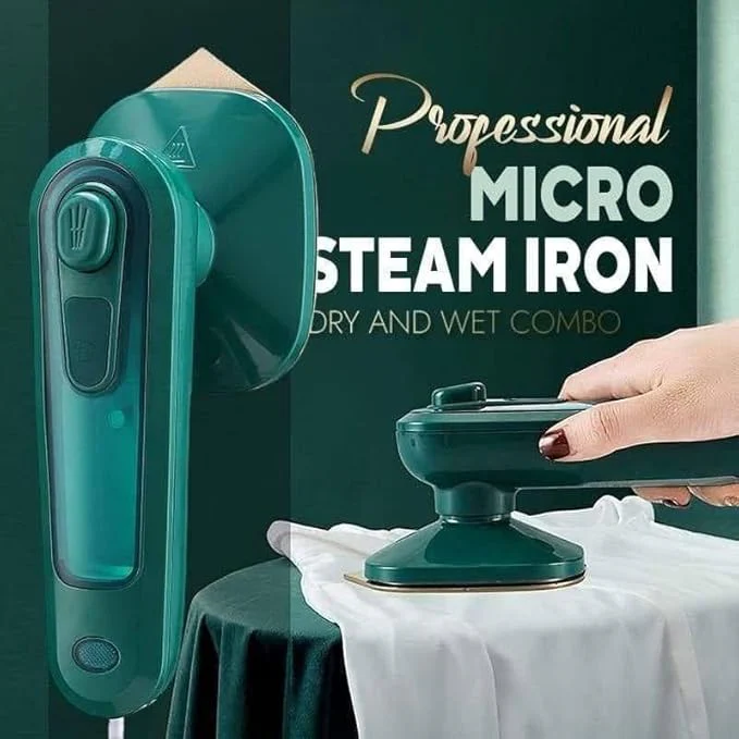 Portable Handheld Steam Iron Machine for Clothes | Mini Travel Garment Steamer | Wet &amp; Dry Ironing | Wrinkle Remover for Home &amp; Travel - Image 9