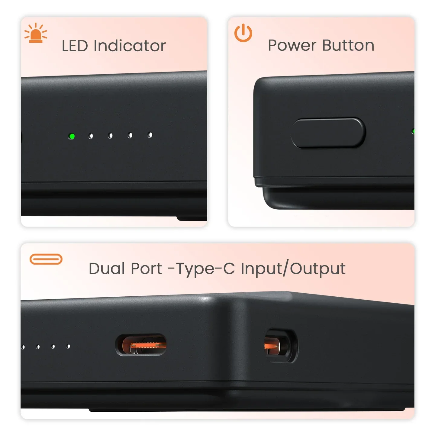 Portronics Wireless & Wired Power bank With Stand - 15W Dual Options - Image 8