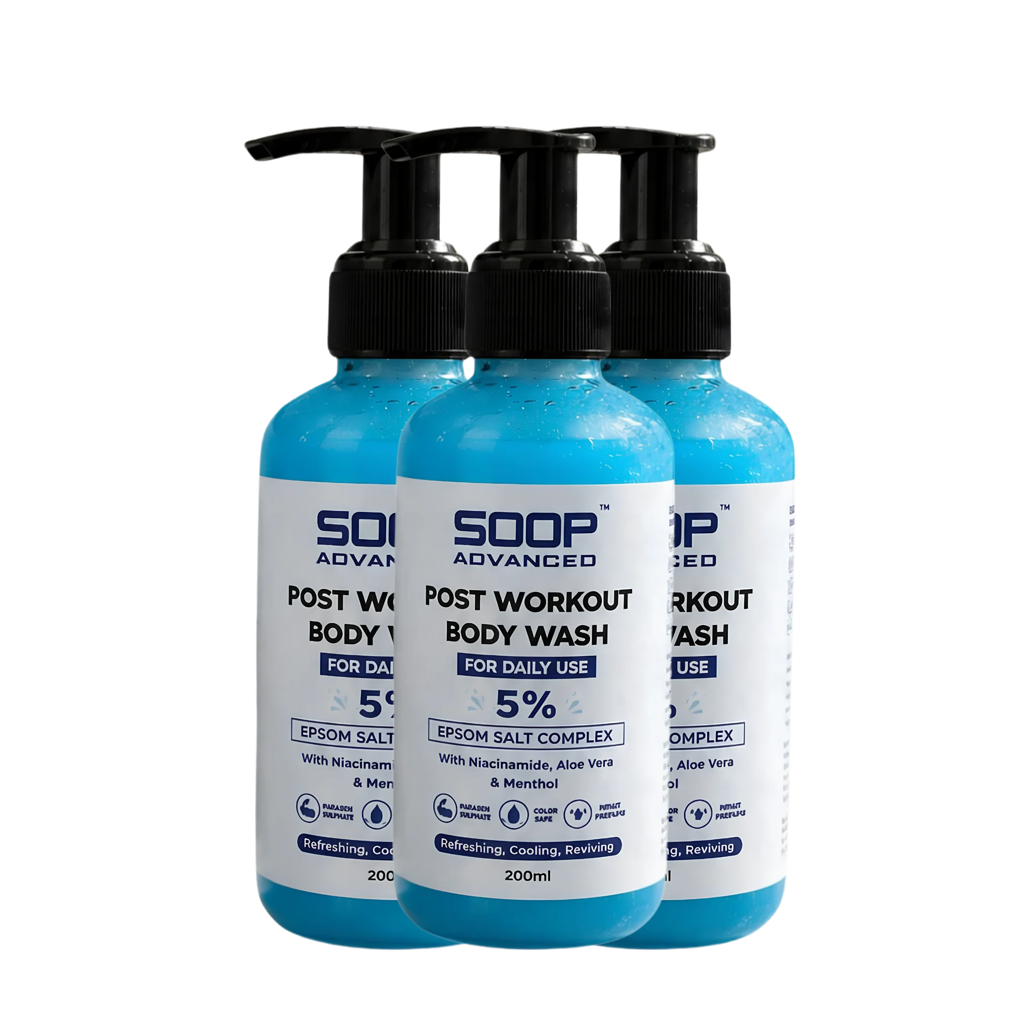 Post Workout Epsom Body Wash 200ml - Image 11