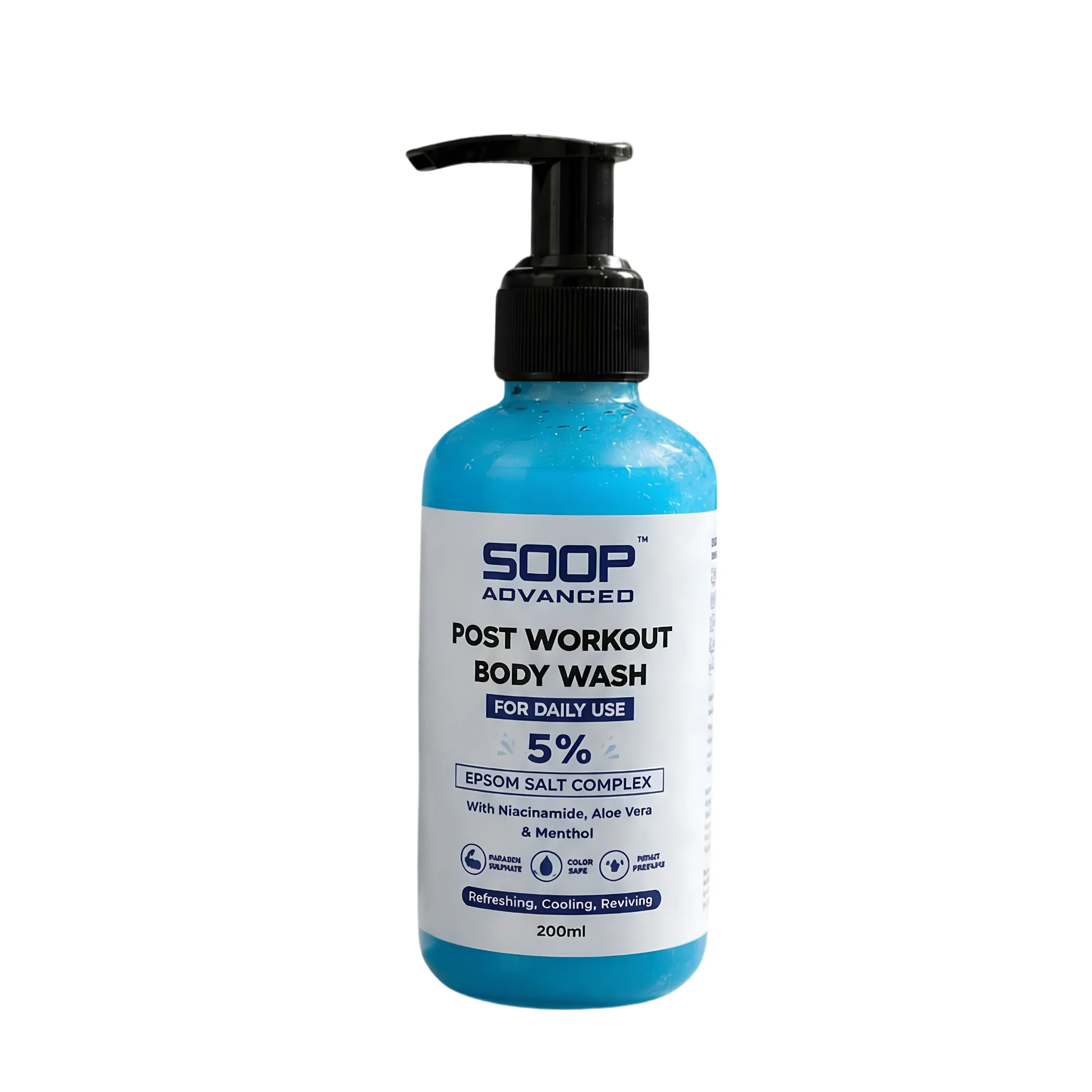 Post Workout Epsom Body Wash 200ml - Image 9
