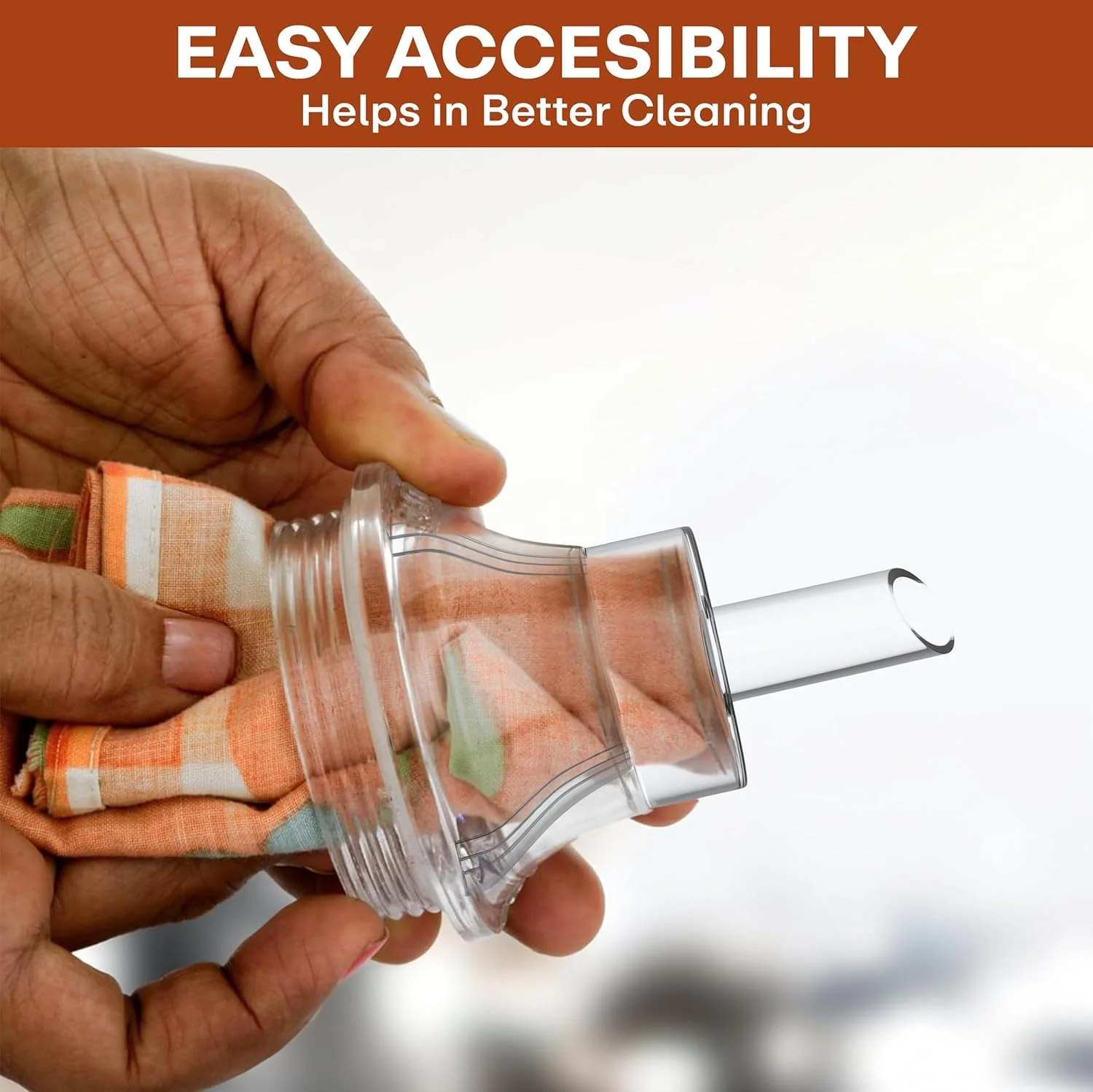 Pour It Stainless Steel Oil Dispenser Bottle with Lid - Image 5