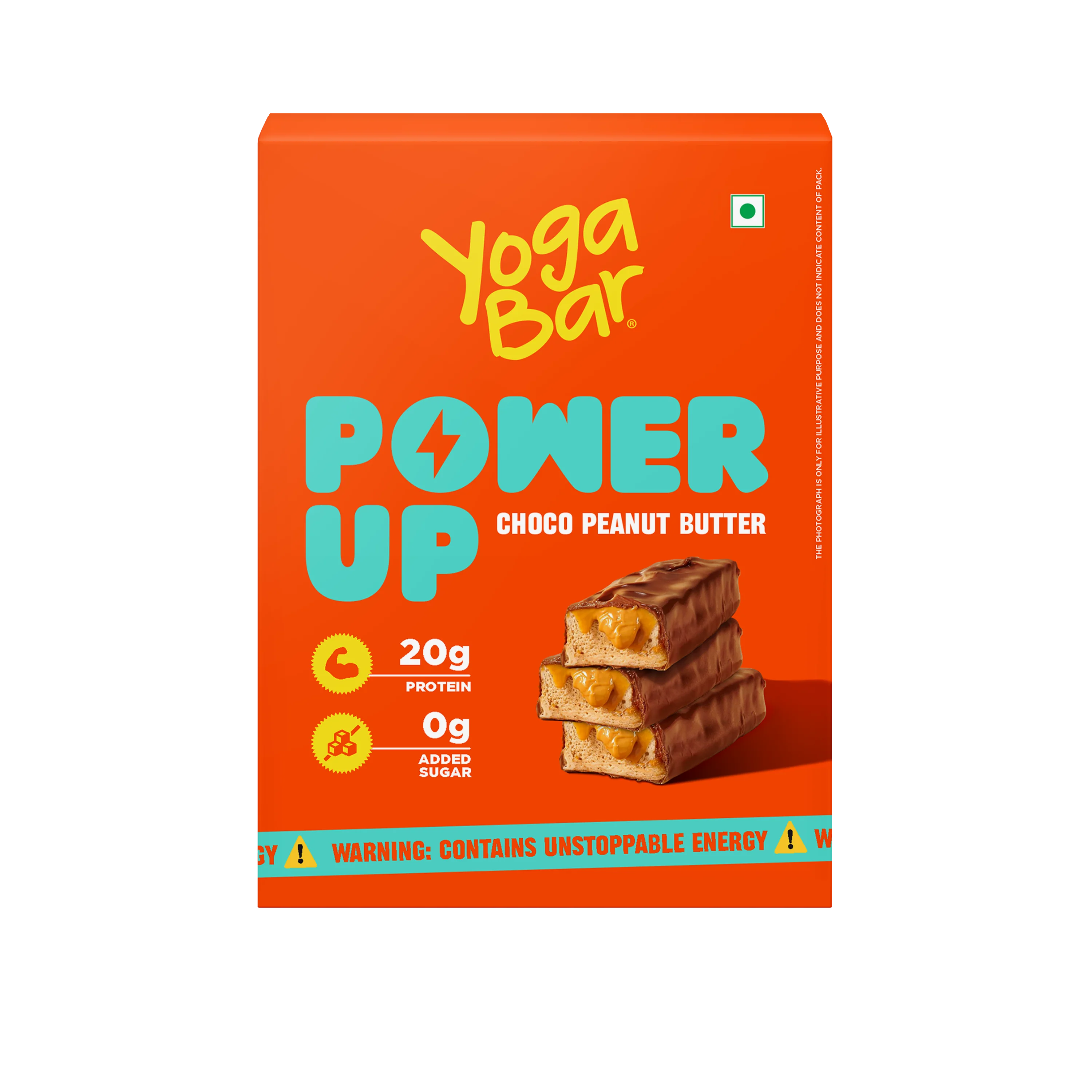 Power Up Choco Peanut Butter 20g Protein Bars - Pack of 5 350g - Image 36