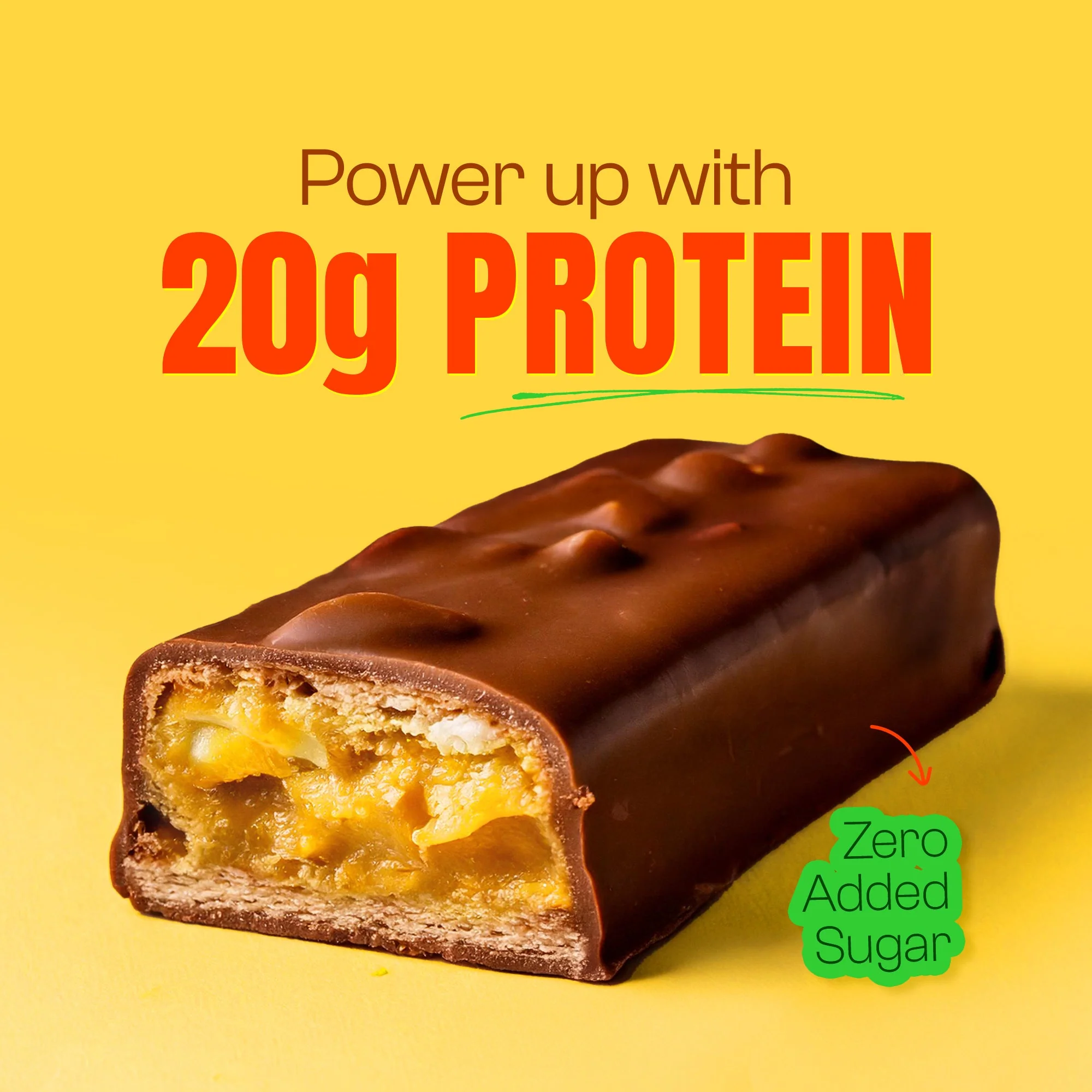 Power Up Coffee Crush 20g Protein Bars - Pack of 5 350g - Image 2