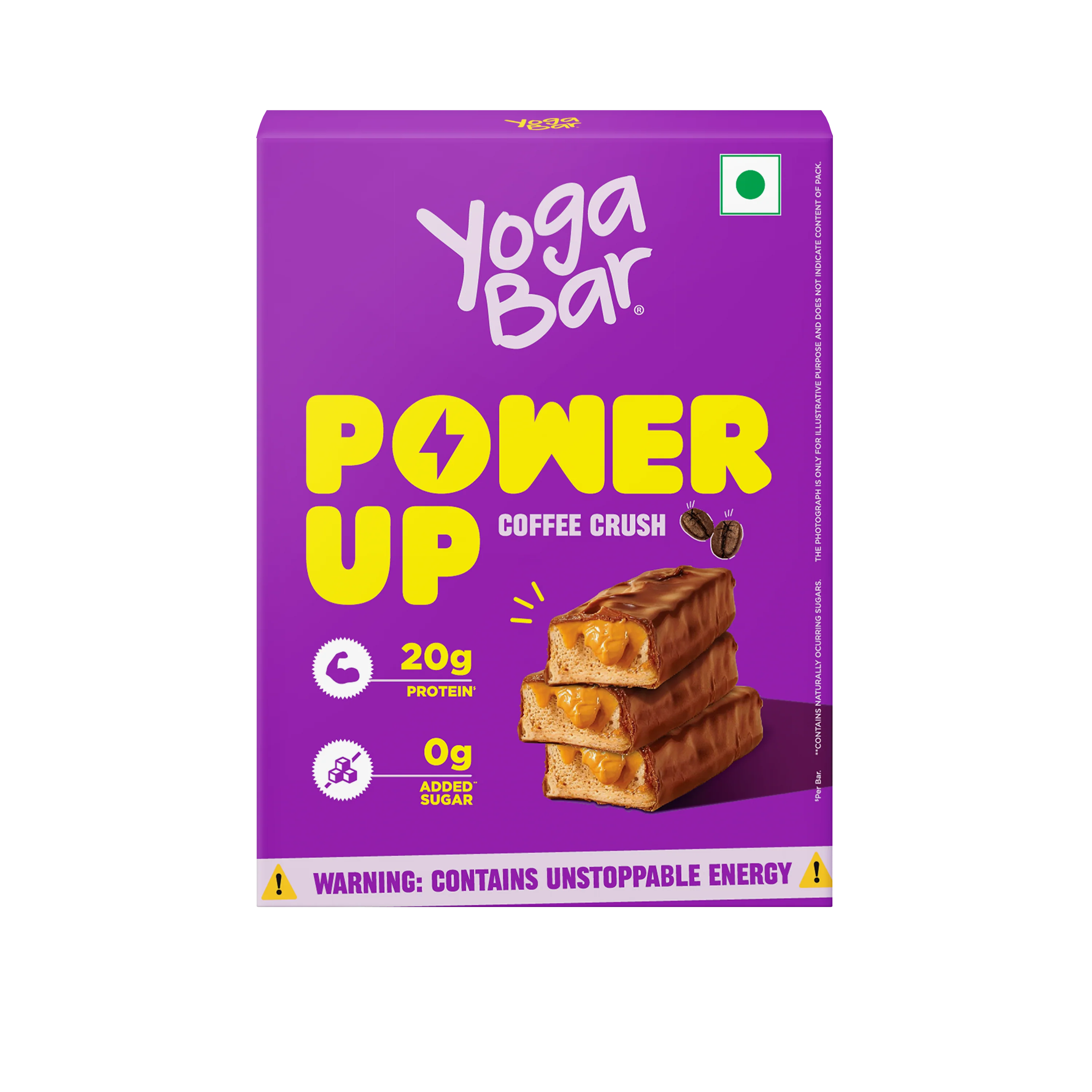 Power Up Coffee Crush 20g Protein Bars - Pack of 5 350g - Image 33