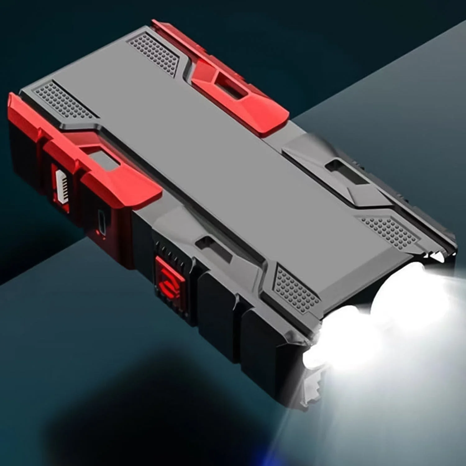 PowerLite: Mini Portable Power Bank with Built-In LED Flashlight for On-the-Go Charging & Emergency Lighting - Image 2