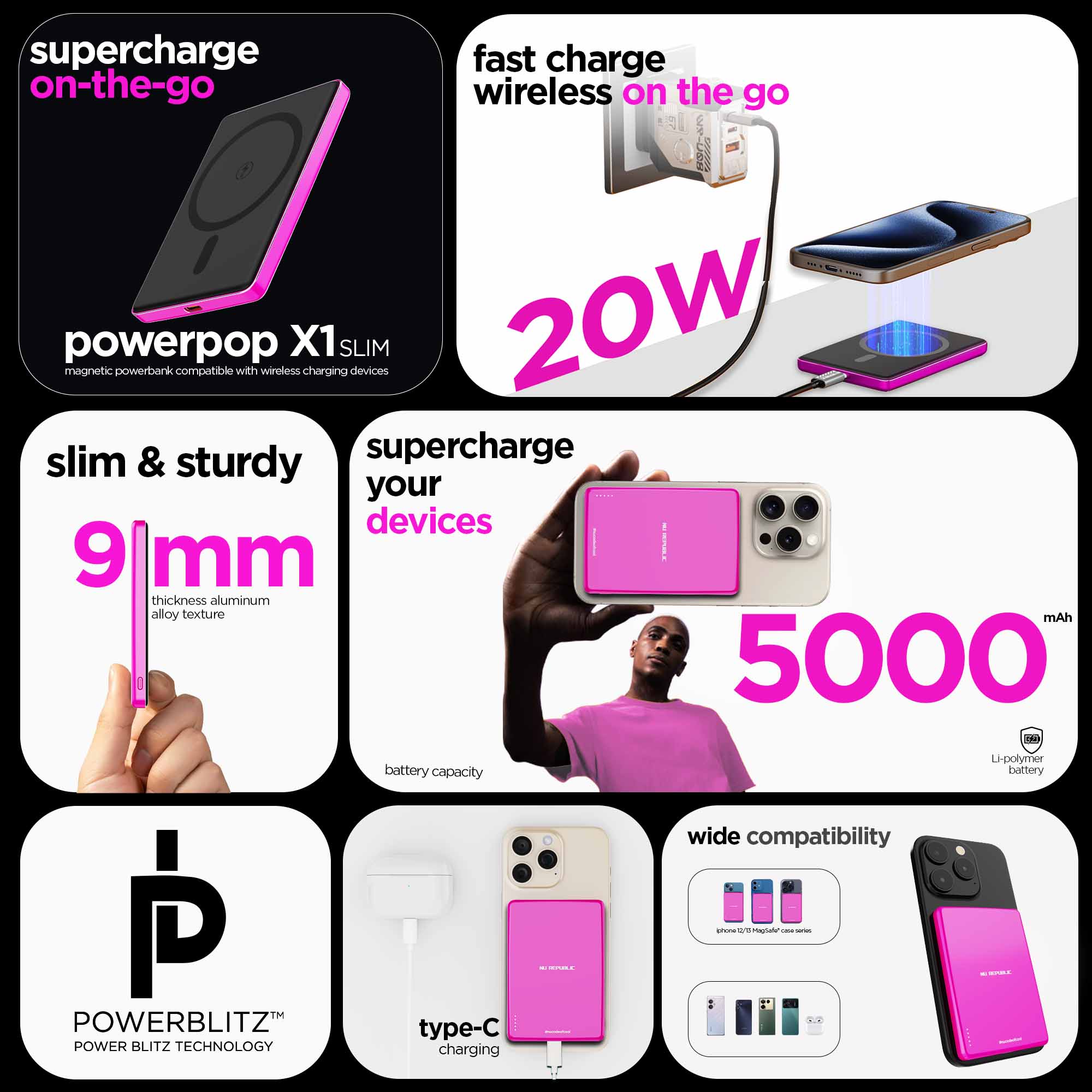 Powerpop X1 Hot Pink - Image 3