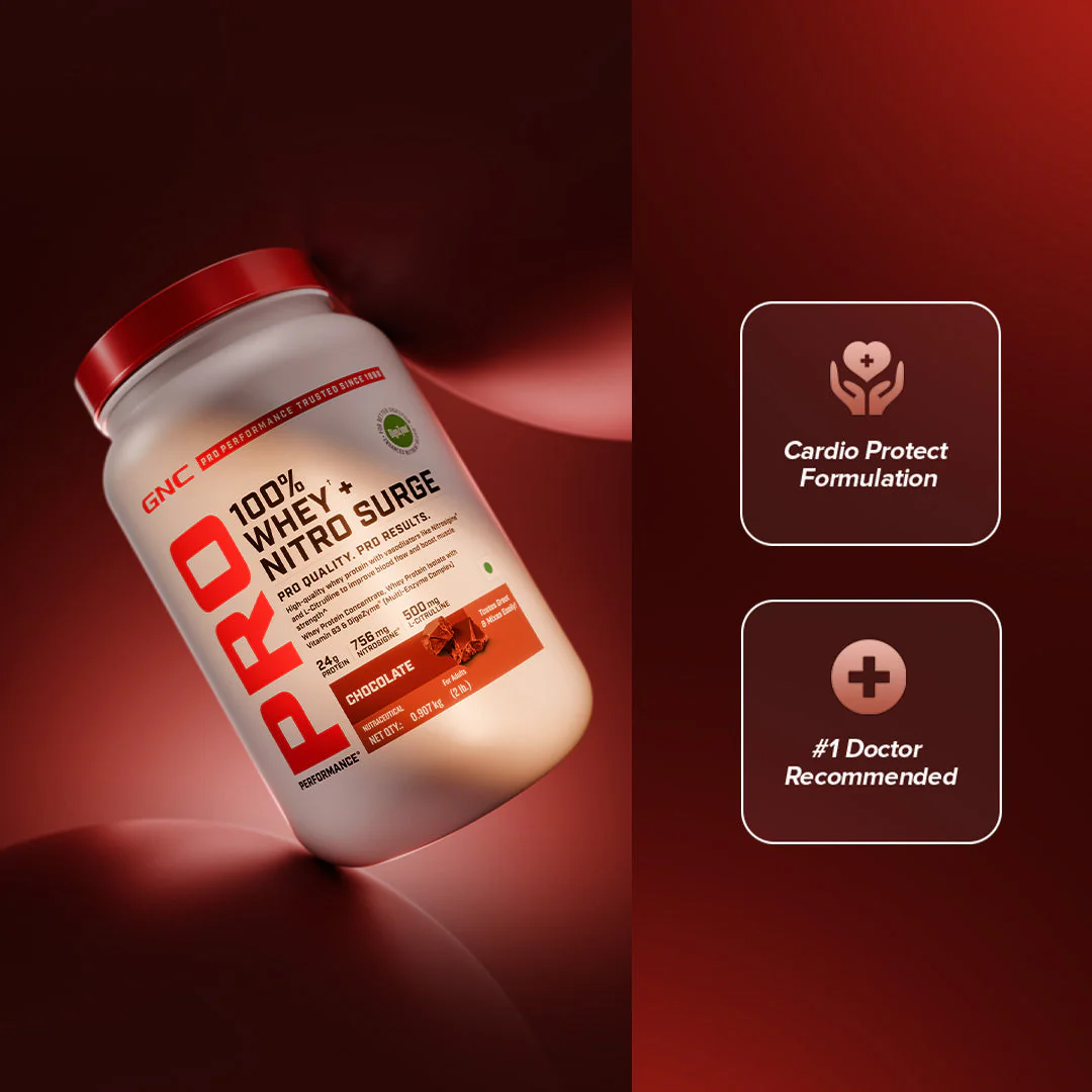 PP 100% Whey Nitro Surge – Chocolate 2 lbs - Image 8