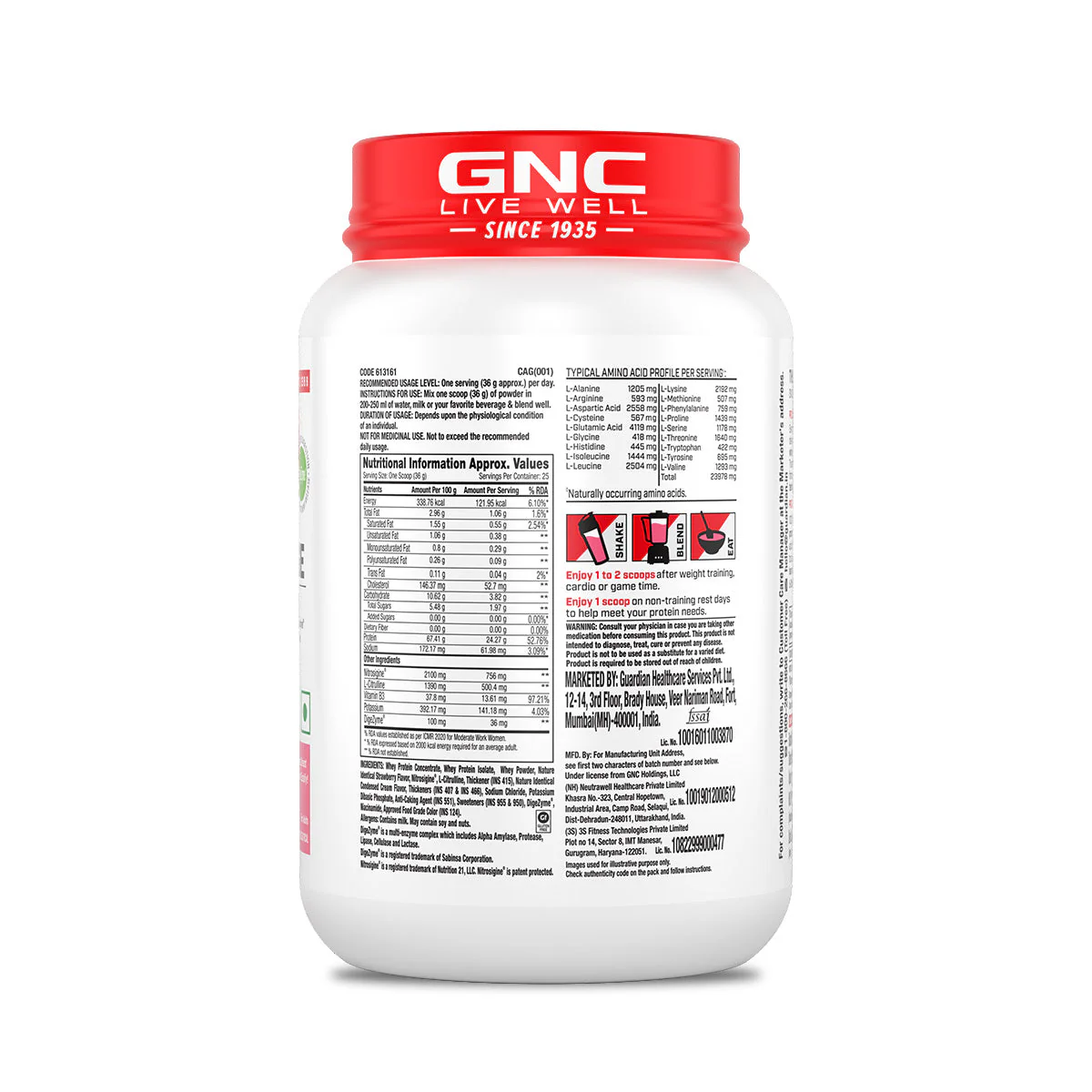 PP 100% WHEY NITRO SURGE – STRAWBERRY 2LBS - Image 13