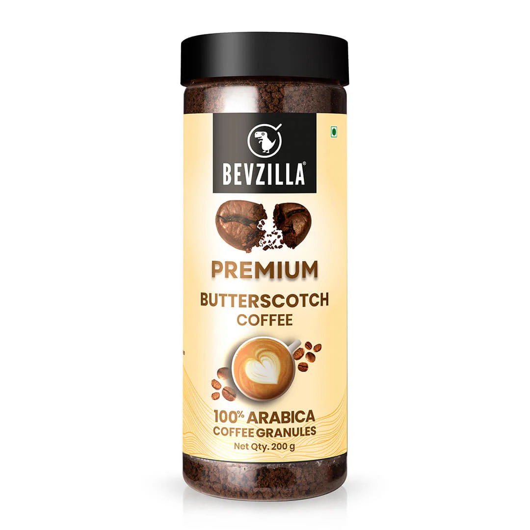 Premium Butterscotch Coffee Powder - 200 grams - Image 2