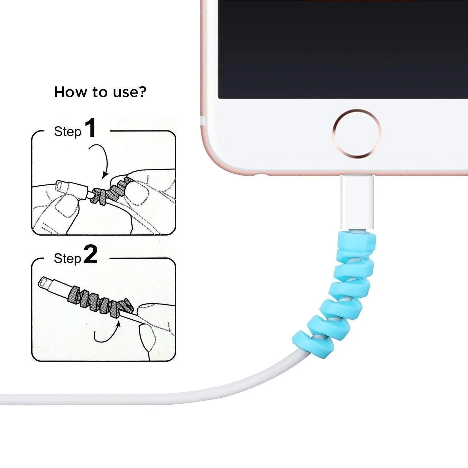 Premium Cable Protector Spring - Twist - Image 5