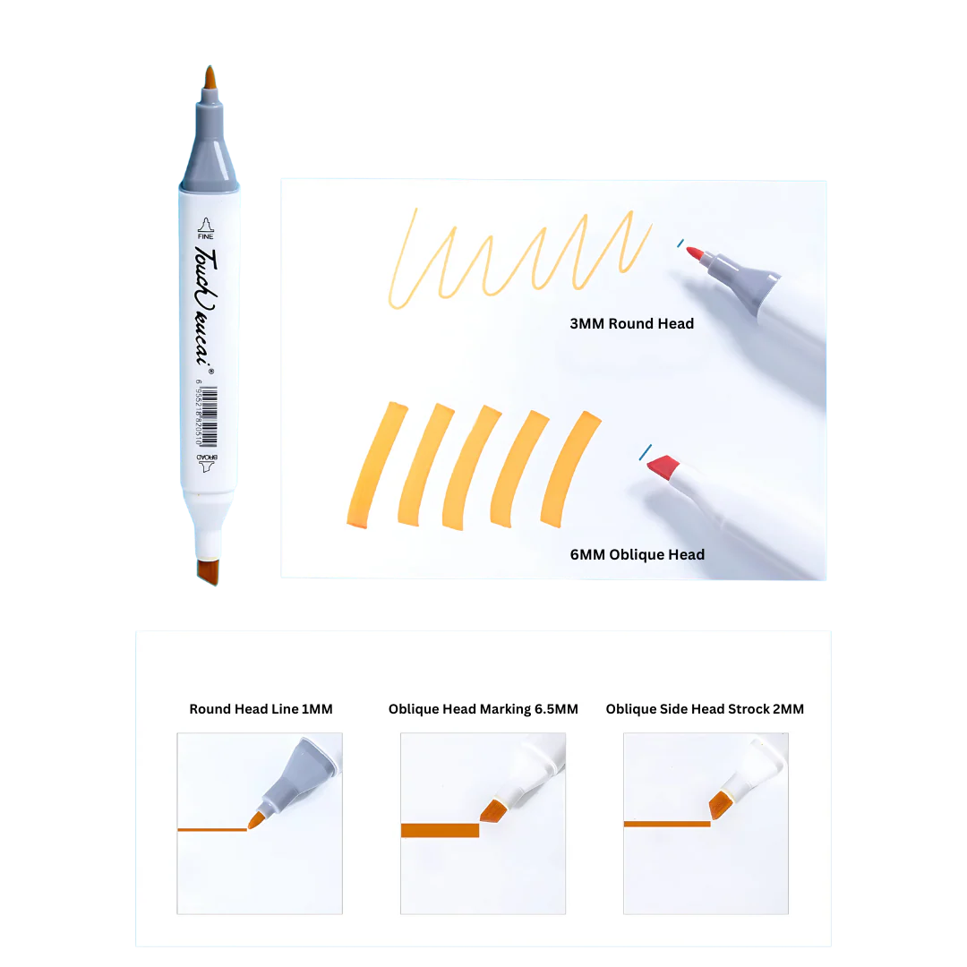 Premium Color Set  12 PC | Dual Tip Art Maker | Broad and Point | Premium quality for Kids - Image 3