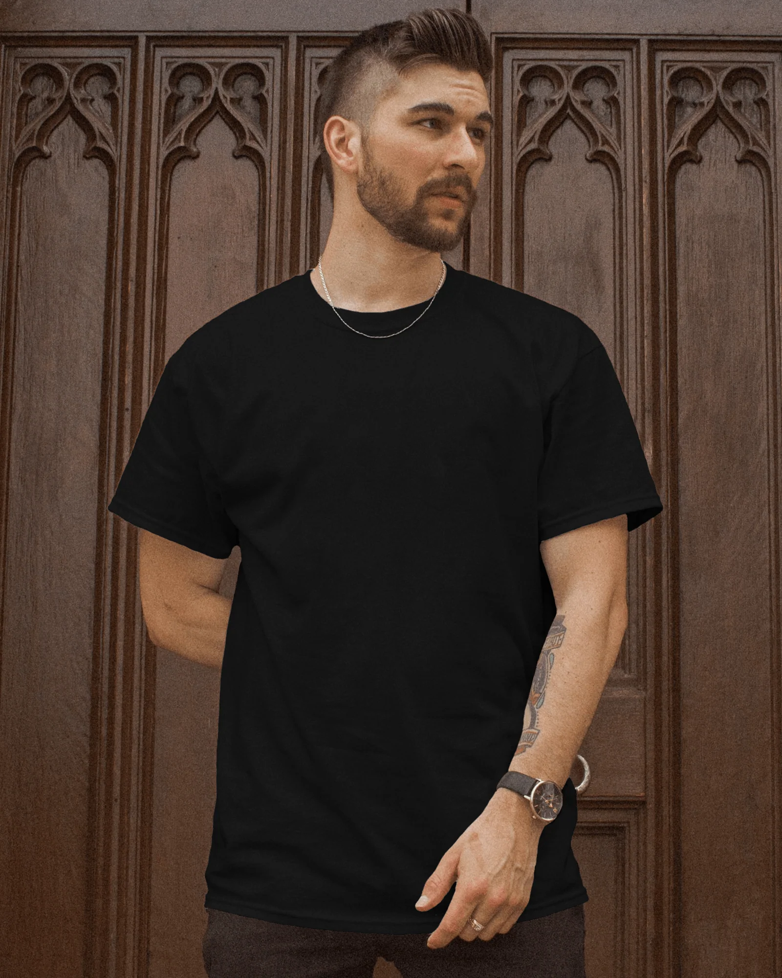 Premium Cotton Round Neck T-Shirt (Pack of 3) | 100% Cotton Round-Neck Tshirt | Plain Premium Tshirt | Festive Limited Sale - Image 6
