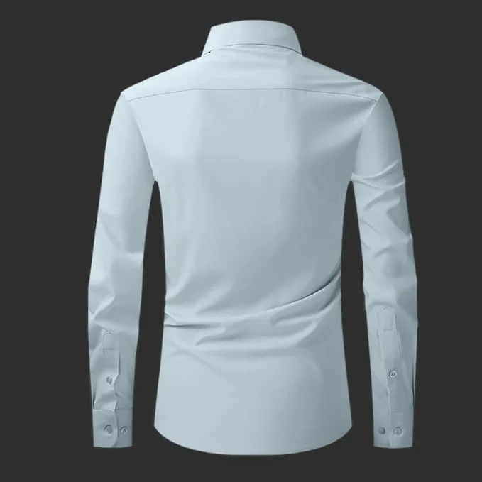Premium Cotton Solid Shirt for Man (Pista) - Image 3