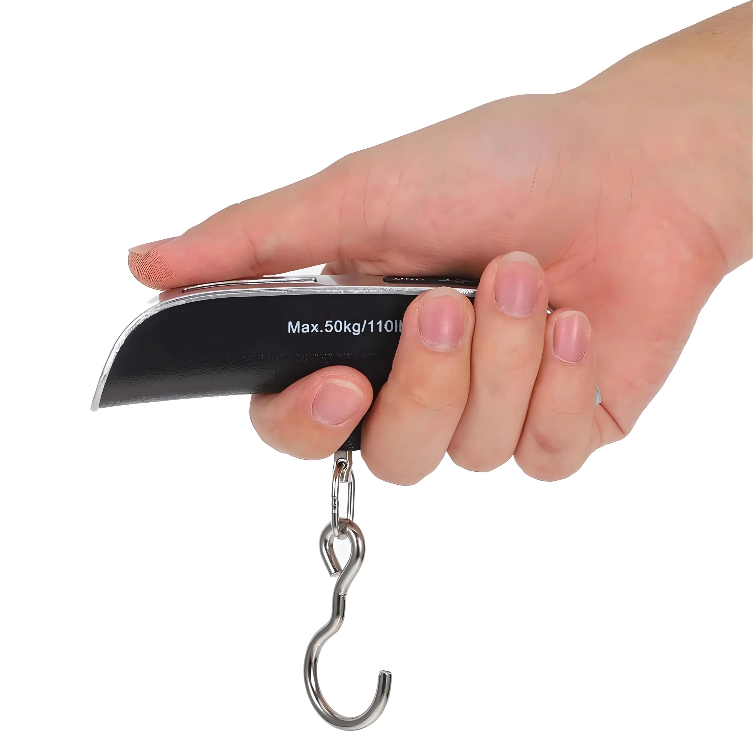Premium Digital Luggage Scale – 50kg/110lb with LCD Display, Auto Lock, Tare, & Temperature Sensor - Image 4