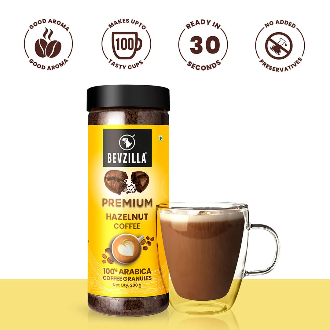 Premium Hazelnut Coffee Powder - 200 grams - Image 5