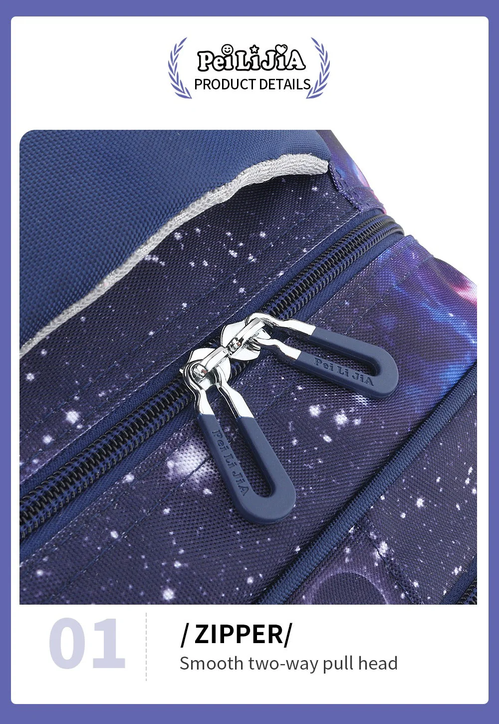 Premium Quality Large Capacity Space printed Bag For School Student - Image 3