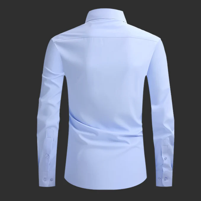 Premium Satin Solid Shirt for Man (Sky Blue) - Image 3