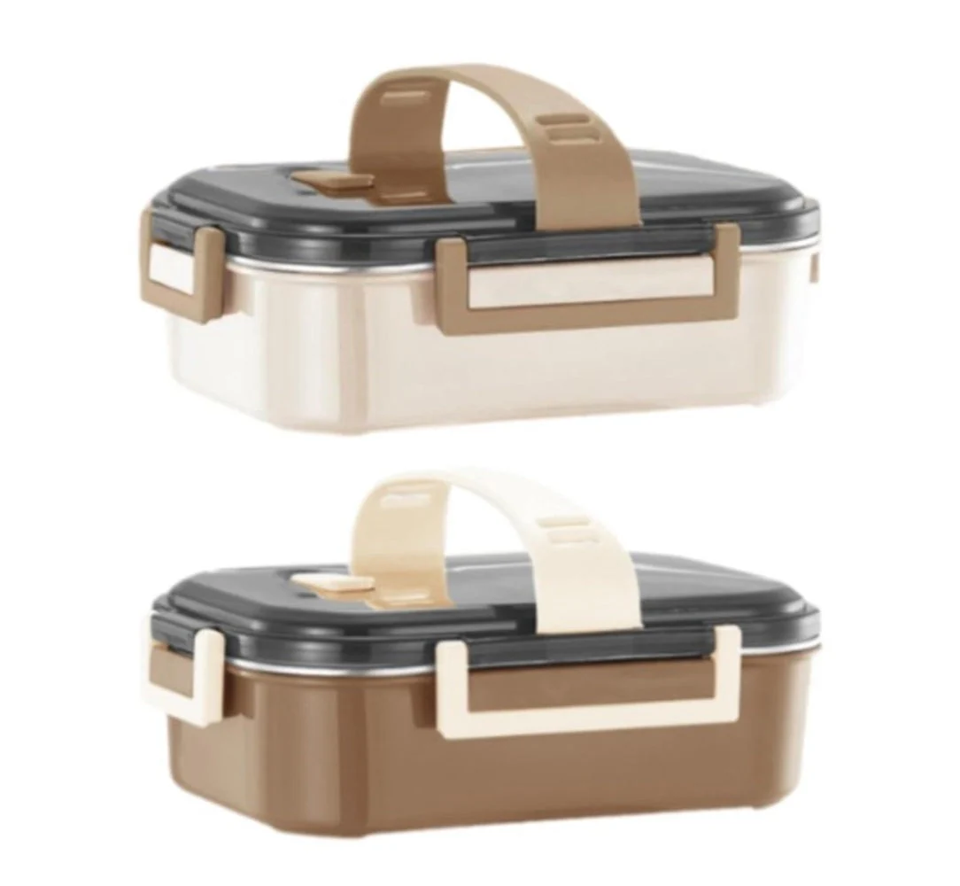 Premium Stainless Steel Double Layer Lunch Box – 700ml | Leakproof, Microwave-Safe, Stylish - Image 7