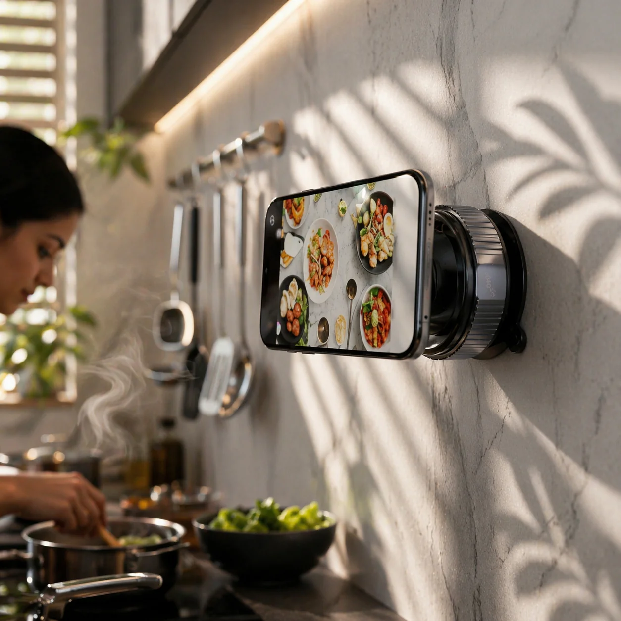 Premium Vacuum & Magnetic Phone Stand - Image 5