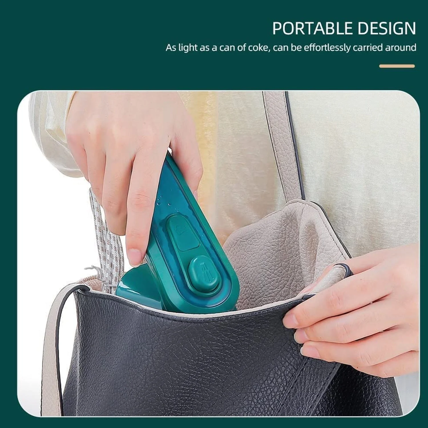 PressPal: Portable Mini Travel Iron & Steamer with Dry & Wet Pressing for Clothes – 150W Compact Design for Home & Outings - Image 9