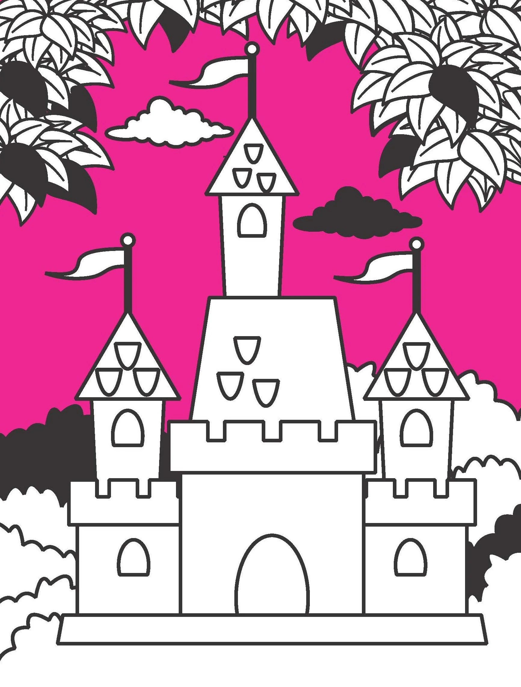 Princess Neon Colouring World Book for Kids Age 4 - 7 years with Neon Pens - Image 6