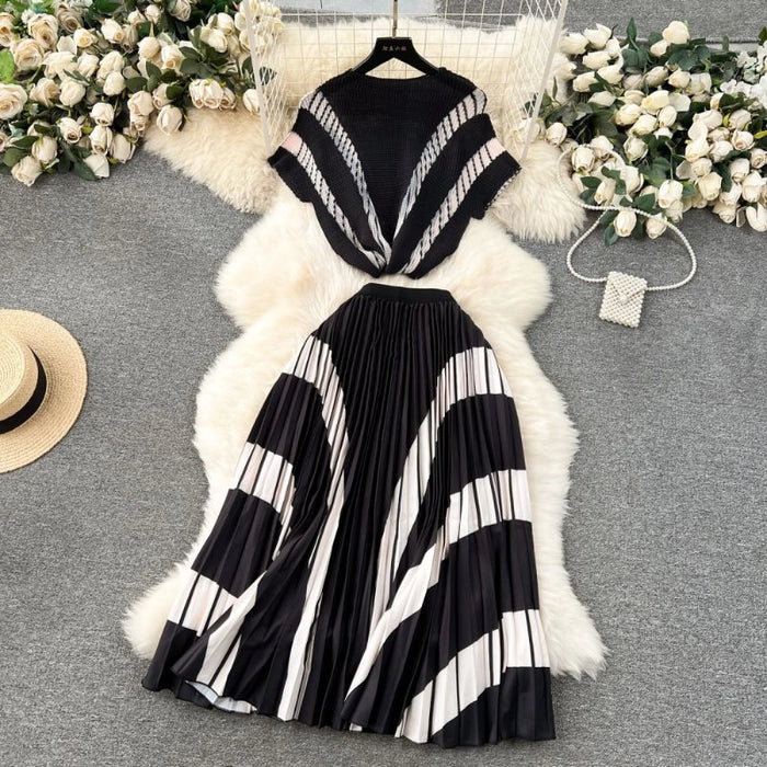 Printed Skirt Co-ord Set - Image 5