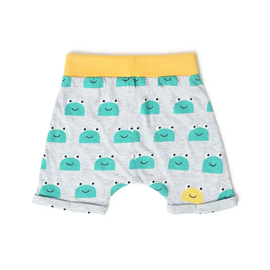 Printed Tee And Shorts Set For Baby Boys - Image 5