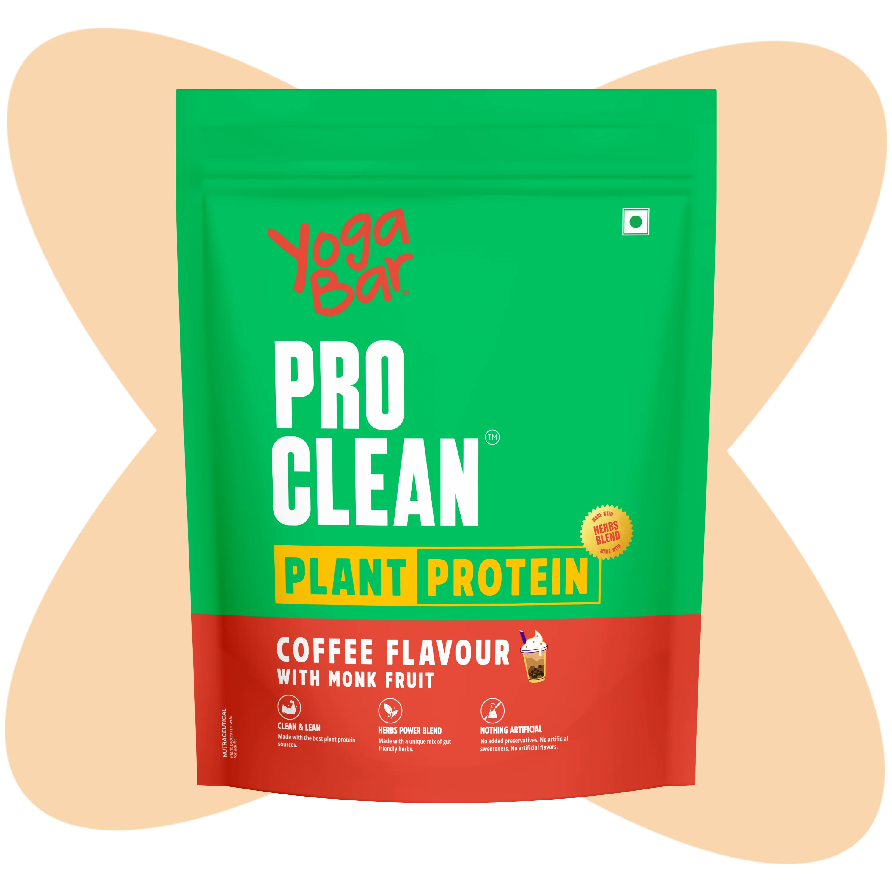 ProClean Plant Protein with Monk Fruit (Coffee) 500g - Image 187