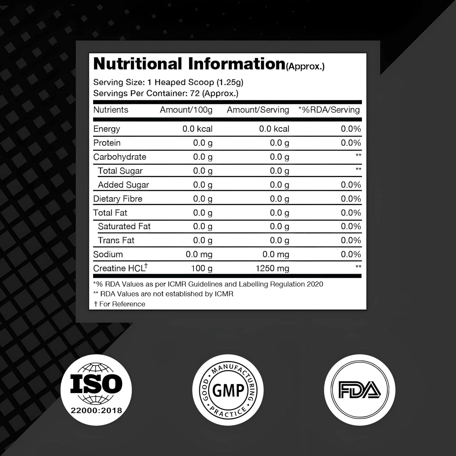 PROSUPPS Creatine HCl - 90g | 72 Servings - Image 4