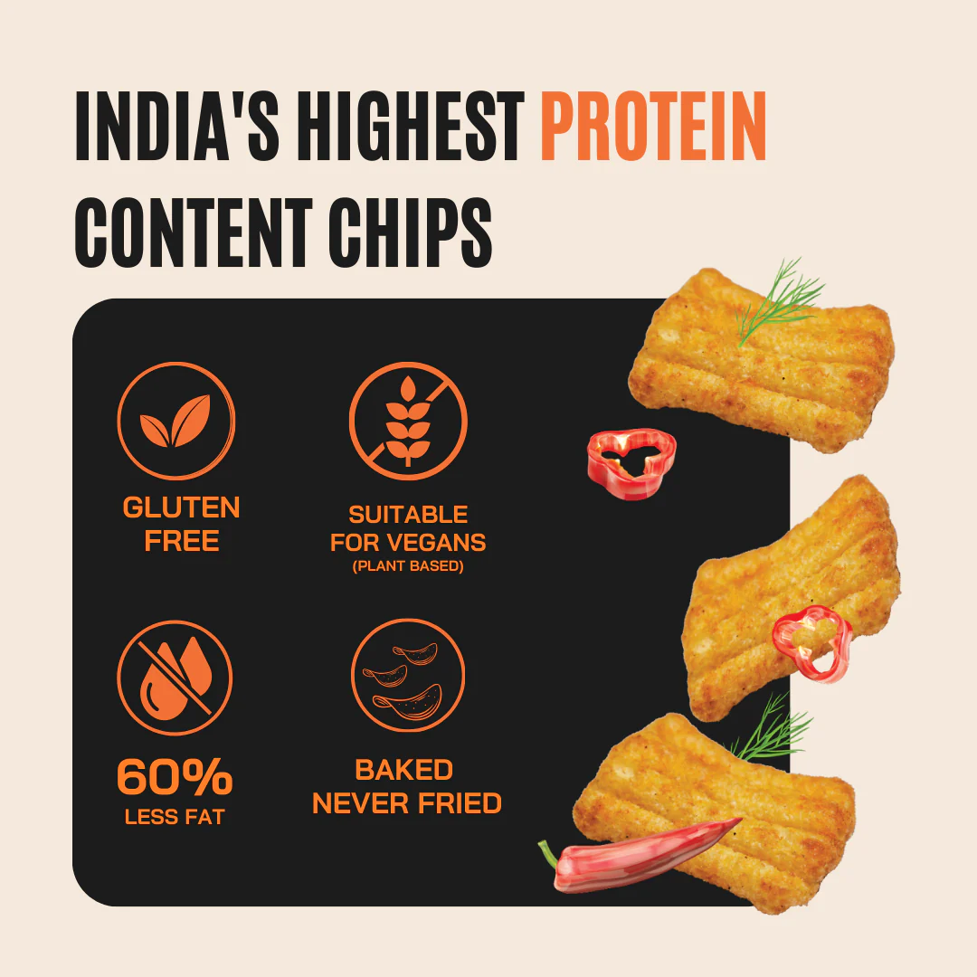 Protein Chips Peri Peri | As Seen on Shark Tank (Pack of 2) - Image 3
